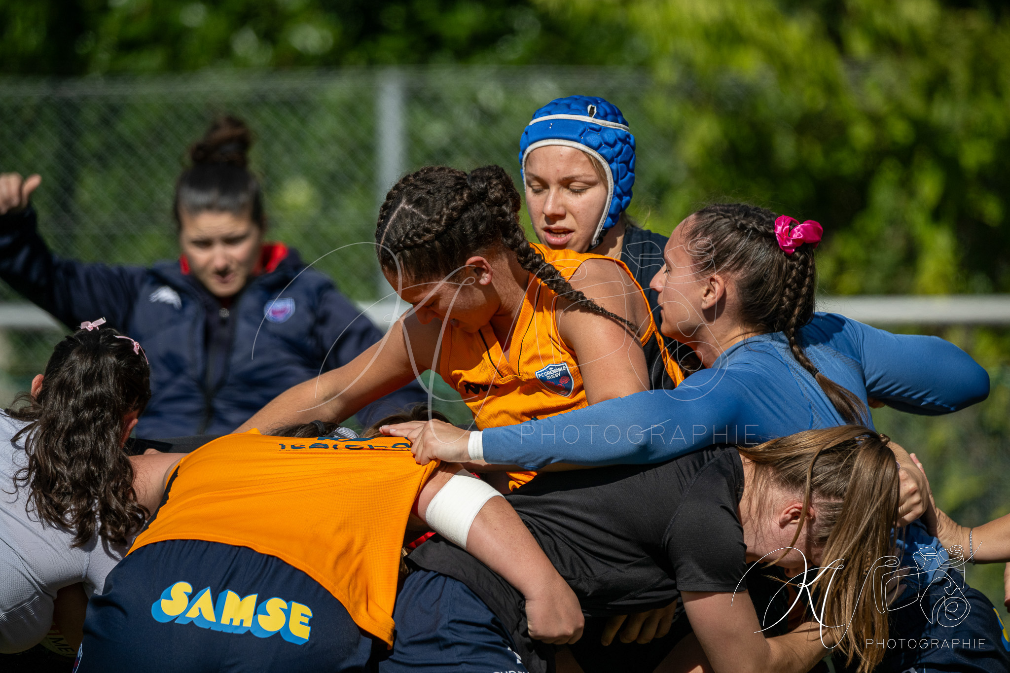  FC Grenoble Rugby - Lyon Olympique Universitaire - Rugby - FFR 2025 - Reserve Élite F - FC Grenoble vs Lyon Olympique Universitaire (#FFR25REFGL10) Photo by: Karine Valentin | Siuxy Sports 2025-10-05