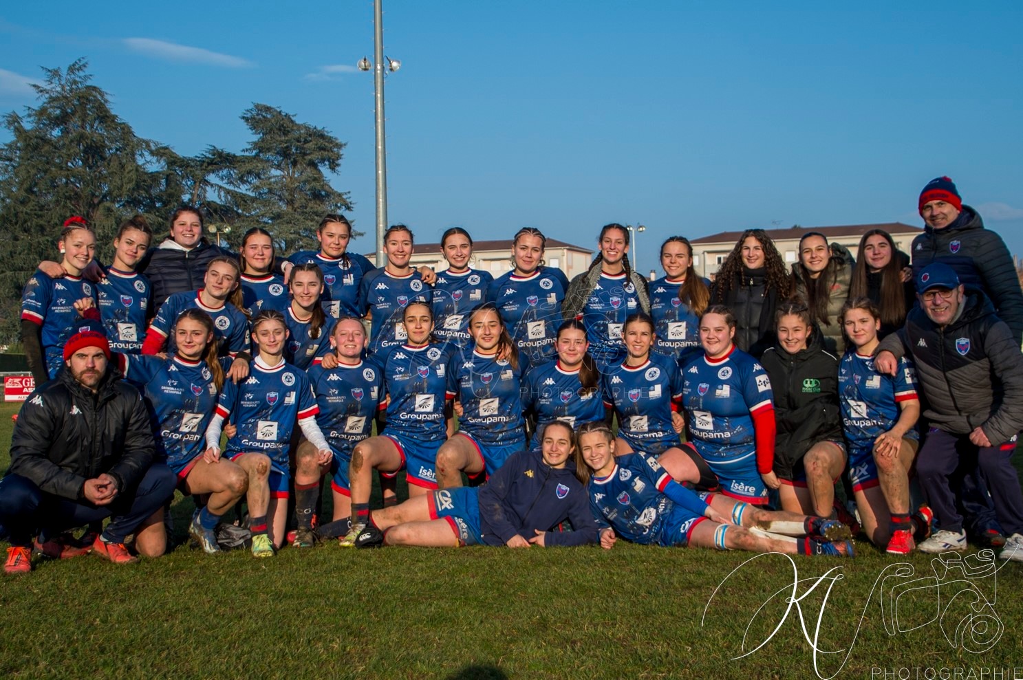  FC Grenoble Rugby - Montpellier Hérault Rugby - Rugby - FFR 2025 - U-18 Fém - Grenoble vs Montpellier (#FFR25U18GREMON1) Photo by: Karine Valentin | Siuxy Sports 2025-01-18
