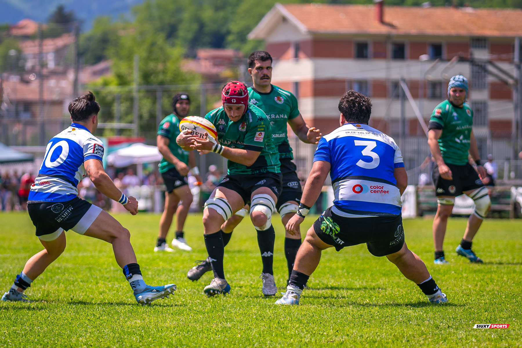  Gernika Rugby Taldea - Club de Rugby Sant Cugat - Rugby - FER 2025 - Sémi Final Ascenso - Gernika (24) vs (11) Sant Cugat (#FER25SFAGRTCRSC) Photo by: Fredy Monfoto | Siuxy Sports 2025-05-18