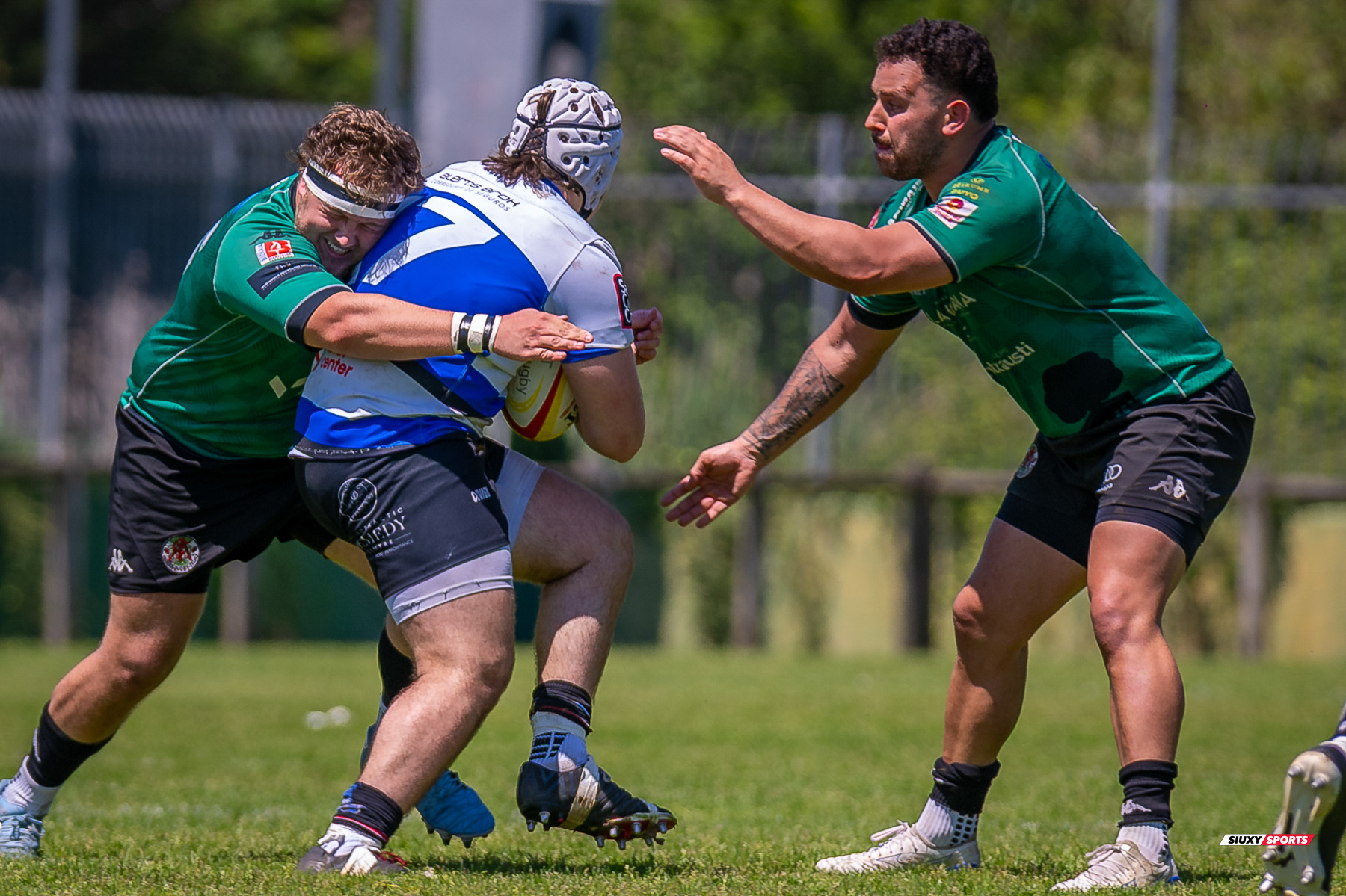  Gernika Rugby Taldea - Club de Rugby Sant Cugat - Rugby - FER 2025 - Sémi Final Ascenso - Gernika (24) vs (11) Sant Cugat (#FER25SFAGRTCRSC) Photo by: Fredy Monfoto | Siuxy Sports 2025-05-18