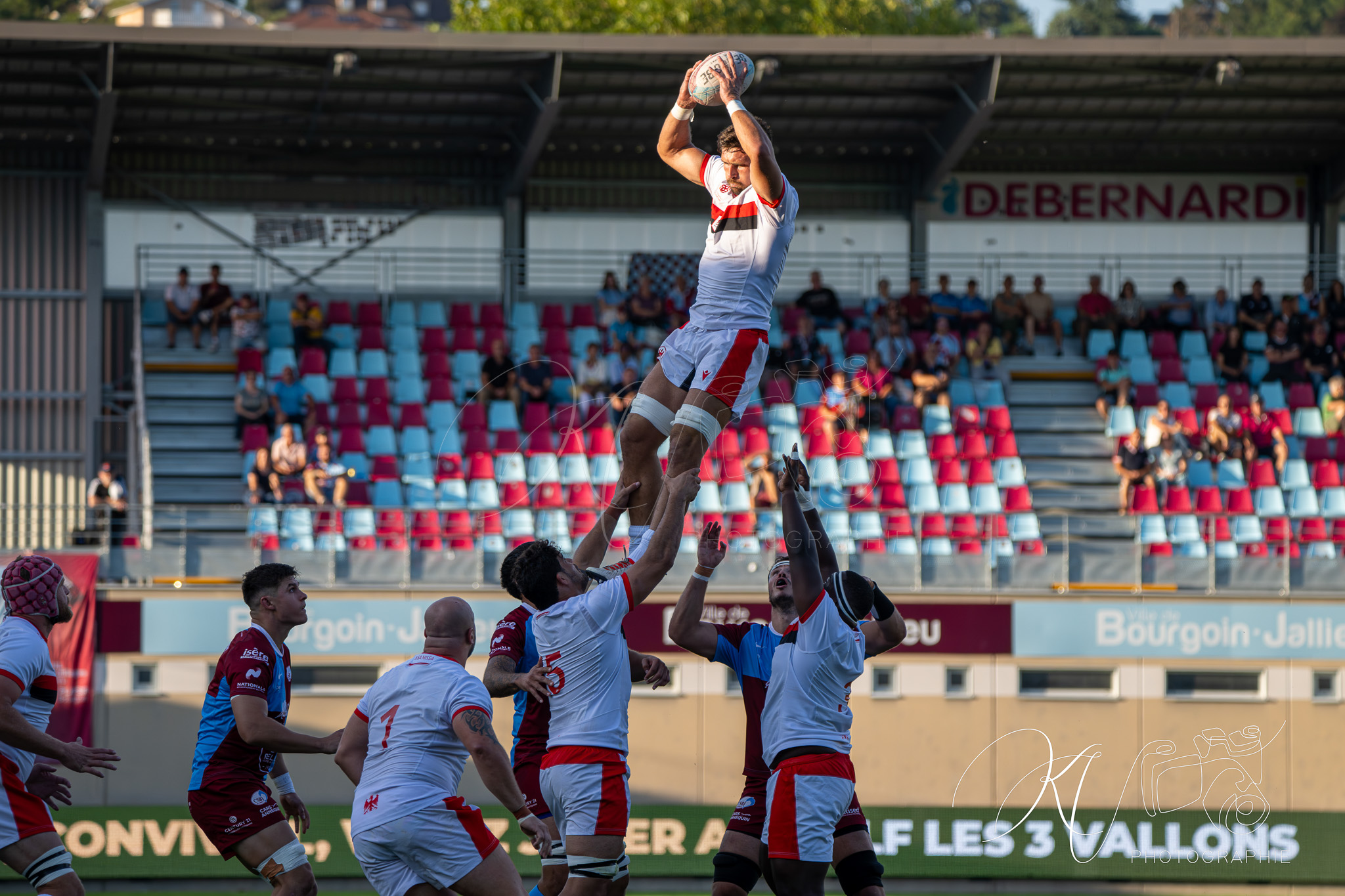  CS Bourgoin-Jallieu - Stade niçois - Rugby - FFR 2025 - Nationale - CS Bourgoin-Jallieu vs Stade Niçois (#FFR25NABJSN19) Photo by: Karine Valentin | Siuxy Sports 2025-09-06