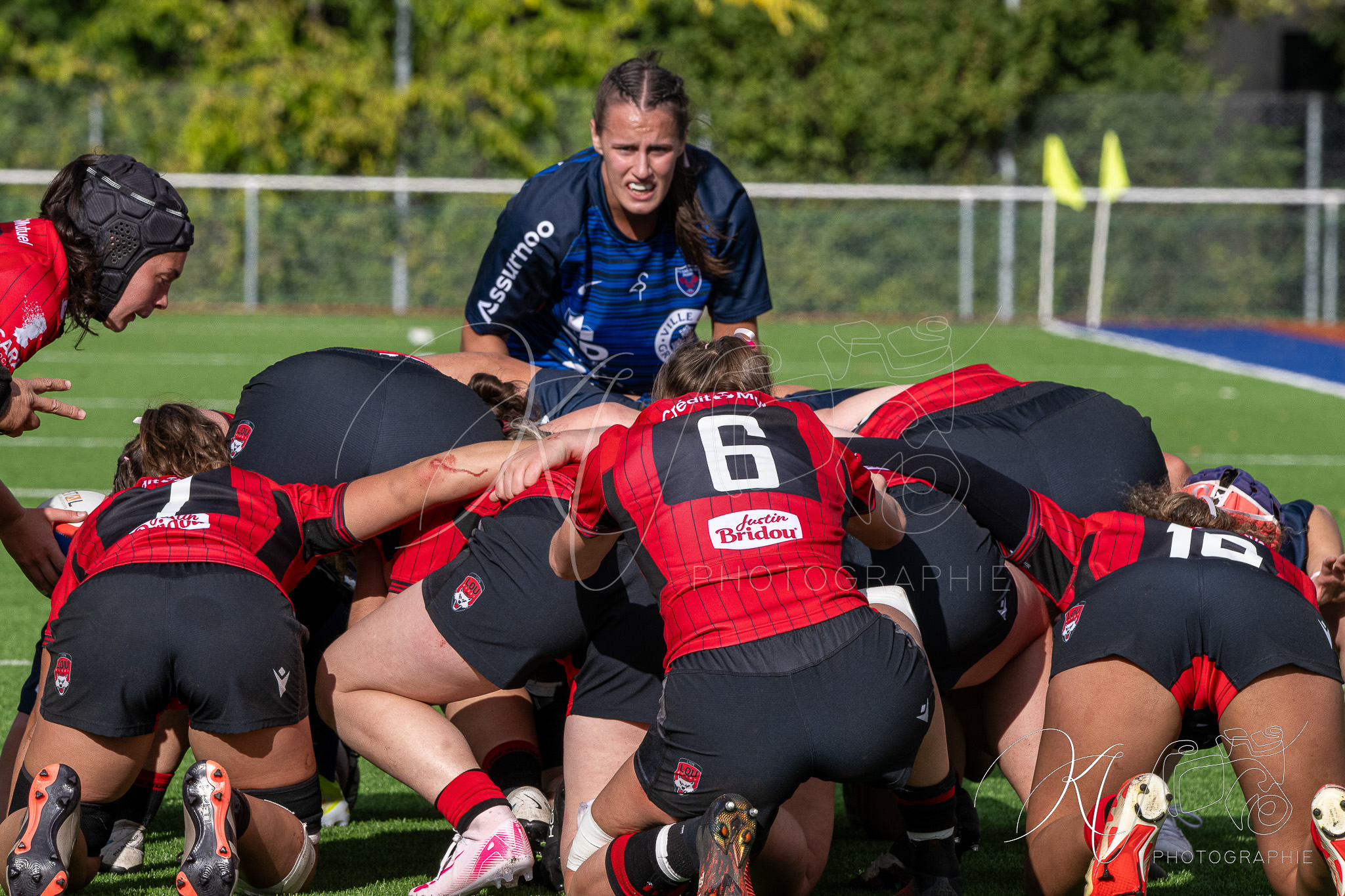  FC Grenoble Rugby - Lyon Olympique Universitaire - Rugby - FFR 2025 - Reserve Élite F - FC Grenoble vs Lyon Olympique Universitaire (#FFR25REFGL10) Photo by: Karine Valentin | Siuxy Sports 2025-10-05