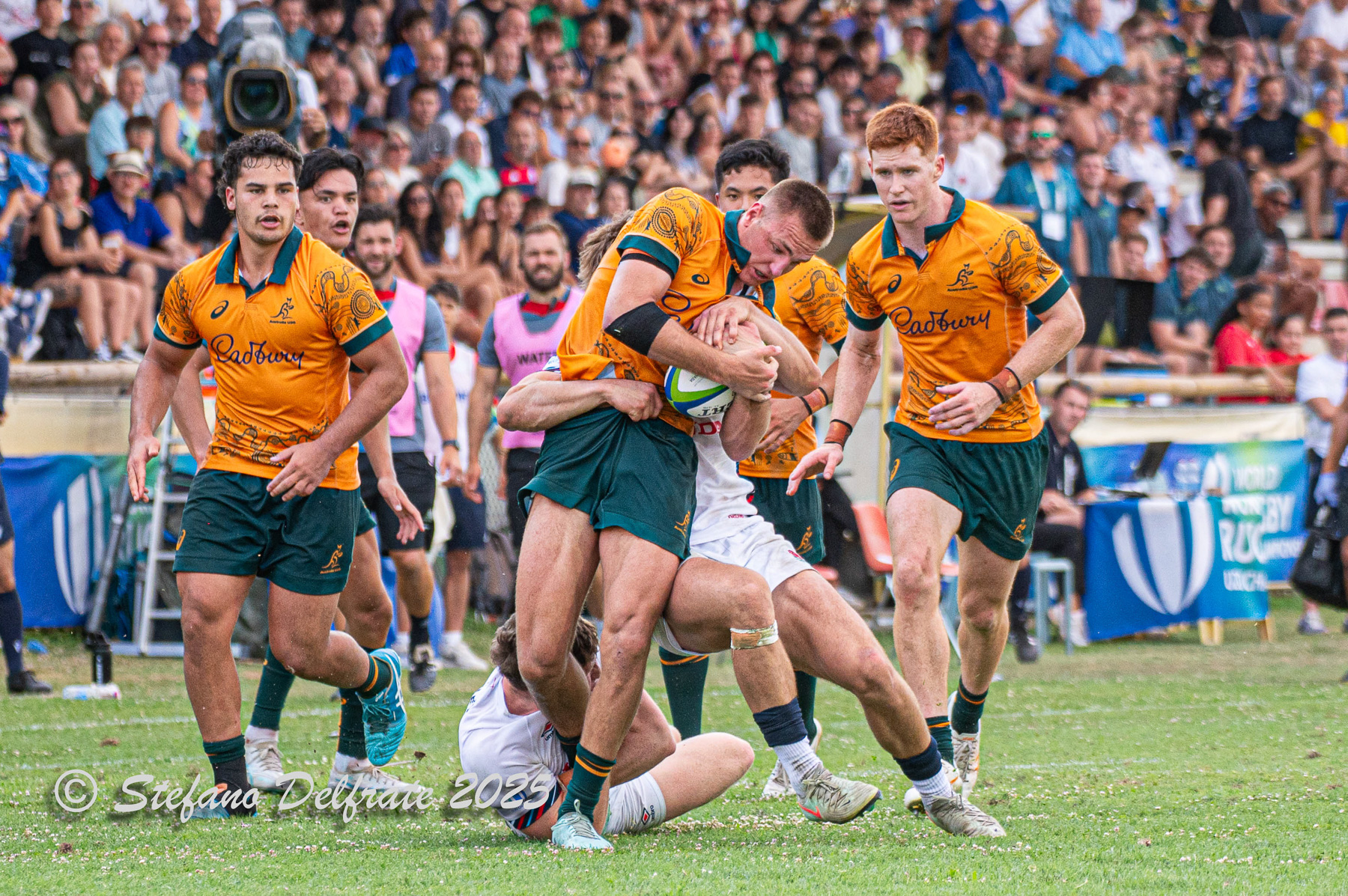 Australia U-20 national rugby union team (M) - England U-20 national rugby union team - Rugby - 2025 World Rugby U20 Championship - Australia (68) vs (40) England (#RWC25U20AUEN) Photo by: Stefano Delfrate | Siuxy Sports 2025-07-26