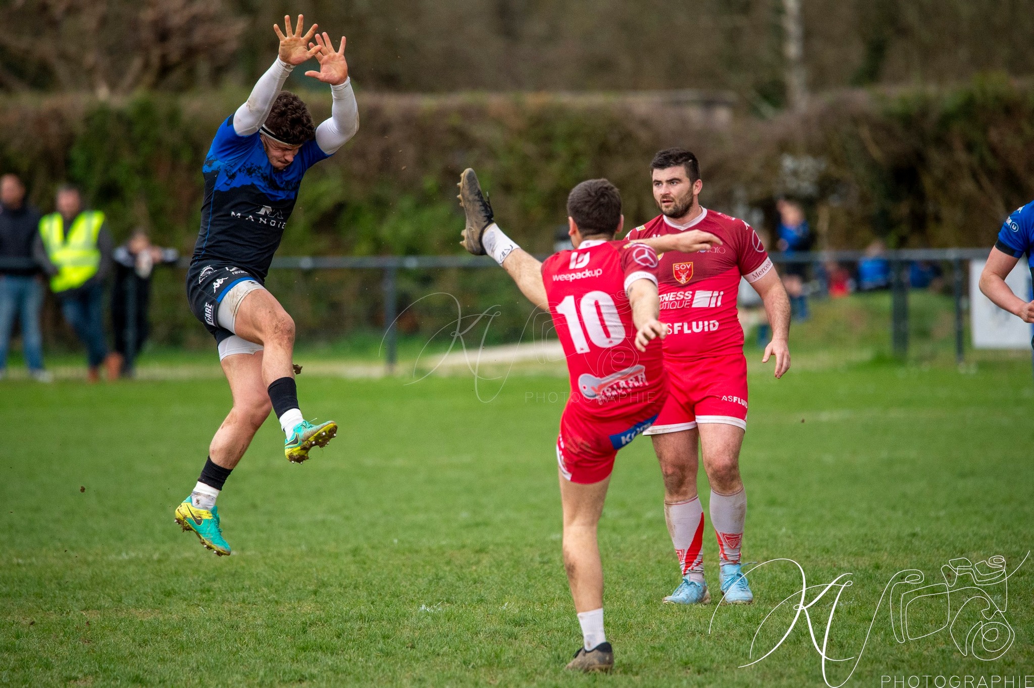  US Vinay - Stade Olympique Voironnais - Rugby - FFR 2025 - Féd 2 - US Vinay (24) vs (10) Stade Olympique Voironnais (#FFR25F2USVSOV03) Photo by: Karine Valentin | Siuxy Sports 2025-03-22