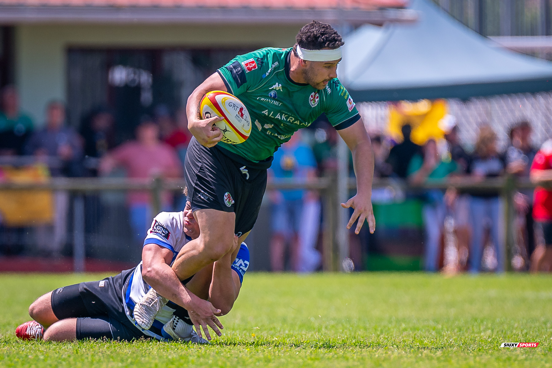  Gernika Rugby Taldea - Club de Rugby Sant Cugat - Rugby - FER 2025 - Sémi Final Ascenso - Gernika (24) vs (11) Sant Cugat (#FER25SFAGRTCRSC) Photo by: Fredy Monfoto | Siuxy Sports 2025-05-18
