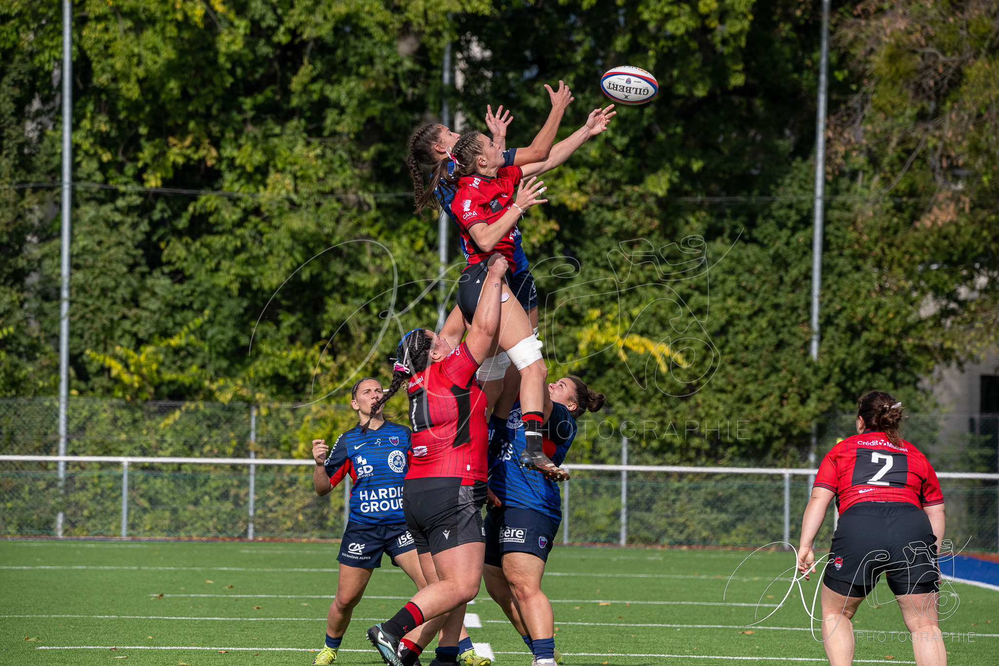  FC Grenoble Rugby - Lyon Olympique Universitaire - Rugby - FFR 2025 - Reserve Élite F - FC Grenoble vs Lyon Olympique Universitaire (#FFR25REFGL10) Photo by: Karine Valentin | Siuxy Sports 2025-10-05