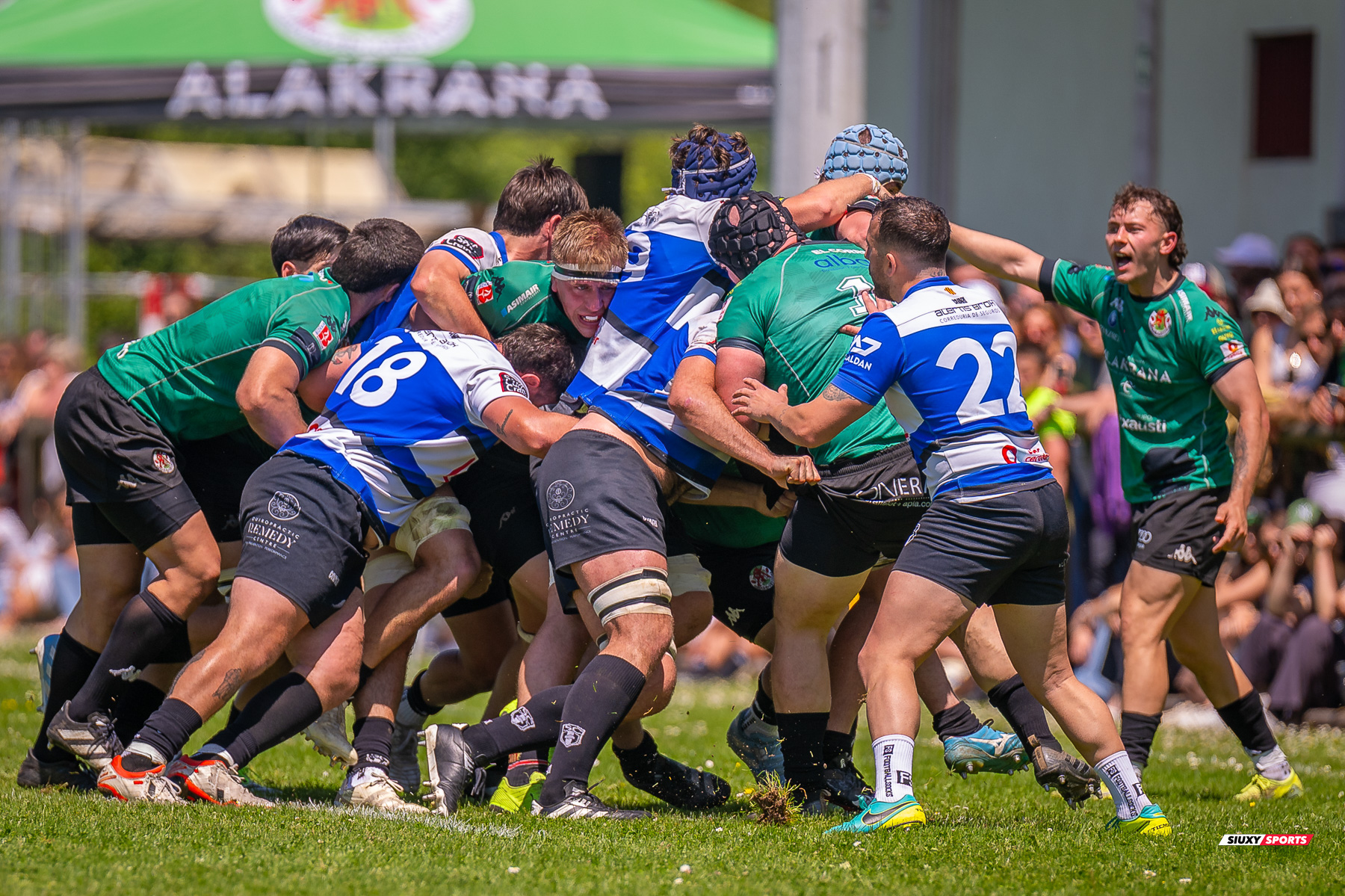  Gernika Rugby Taldea - Club de Rugby Sant Cugat - Rugby - FER 2025 - Sémi Final Ascenso - Gernika (24) vs (11) Sant Cugat (#FER25SFAGRTCRSC) Photo by: Fredy Monfoto | Siuxy Sports 2025-05-18