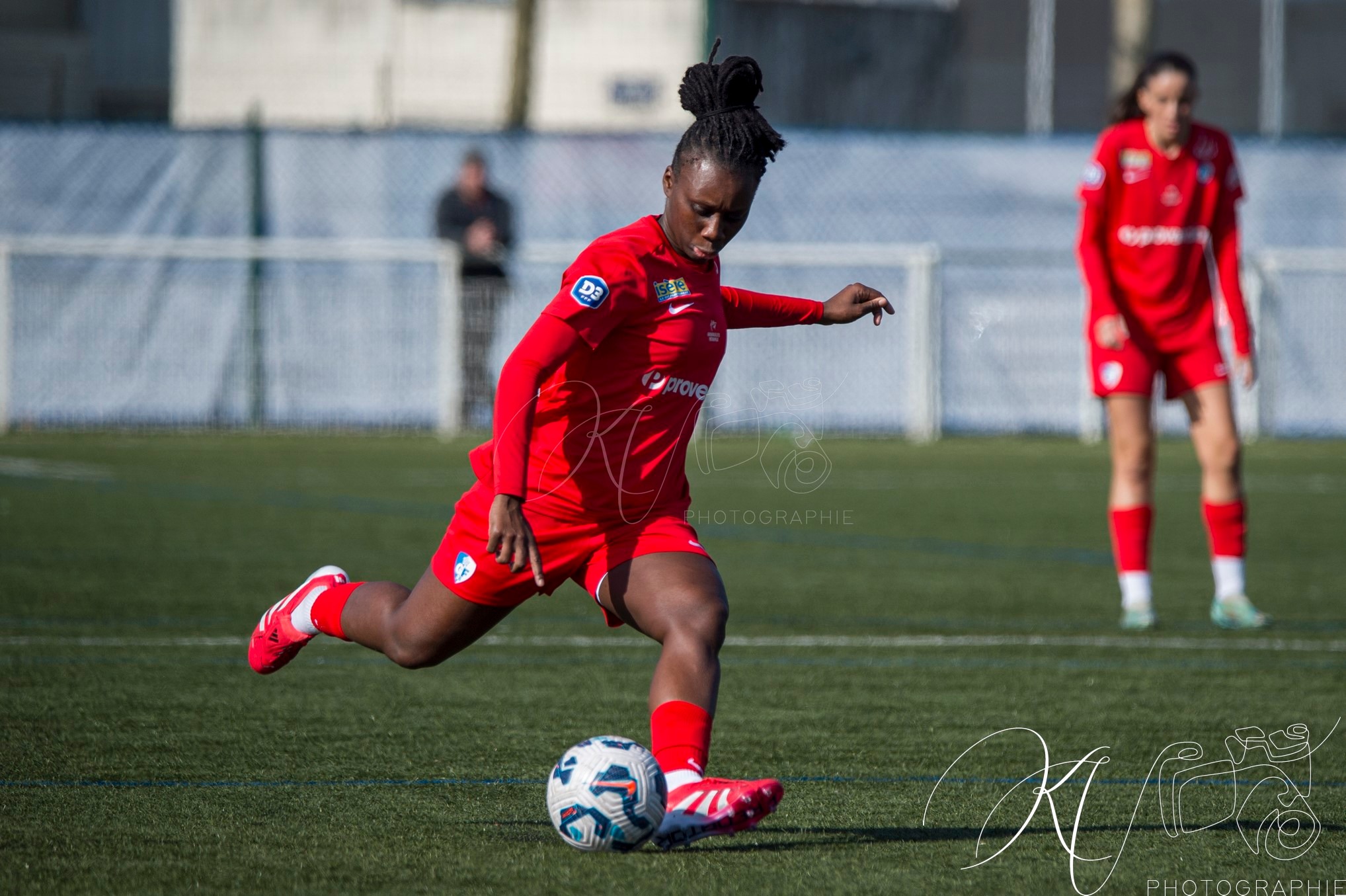  Grenoble Foot 38 - US Colomiers - Soccer - FFF 2025 - D3 FÉMININE - Grenoble Foot 38 (1) vs (1) US Colomiers (#FFF25D3FG38USC02) Photo by: Karine Valentin | Siuxy Sports 2025-02-16