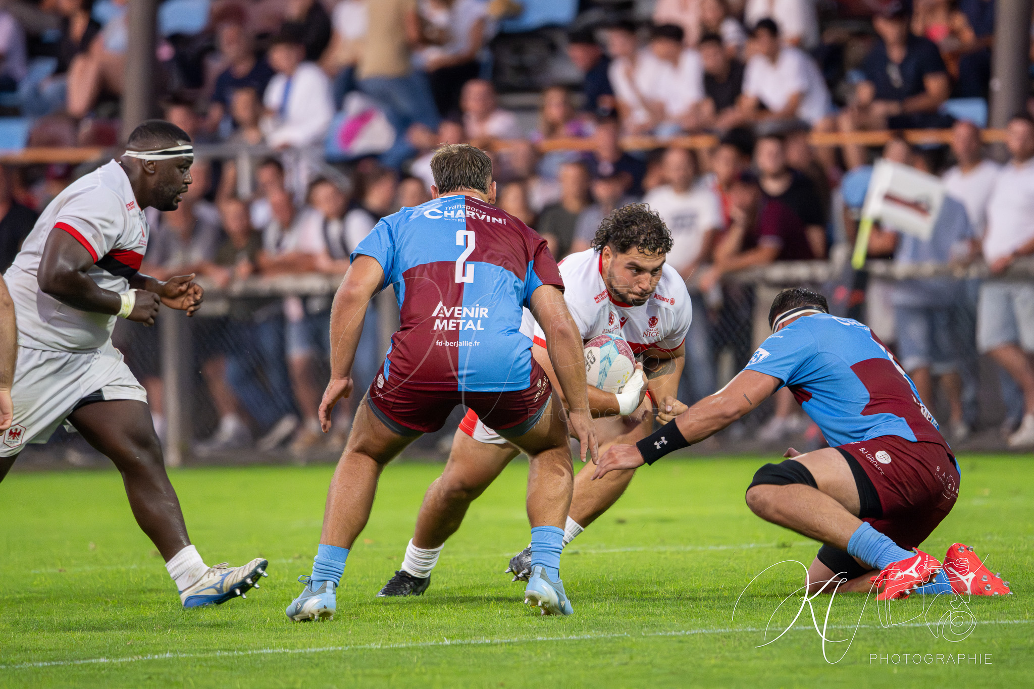  CS Bourgoin-Jallieu - Stade niçois - Rugby - FFR 2025 - Nationale - CS Bourgoin-Jallieu vs Stade Niçois (#FFR25NABJSN19) Photo by: Karine Valentin | Siuxy Sports 2025-09-06