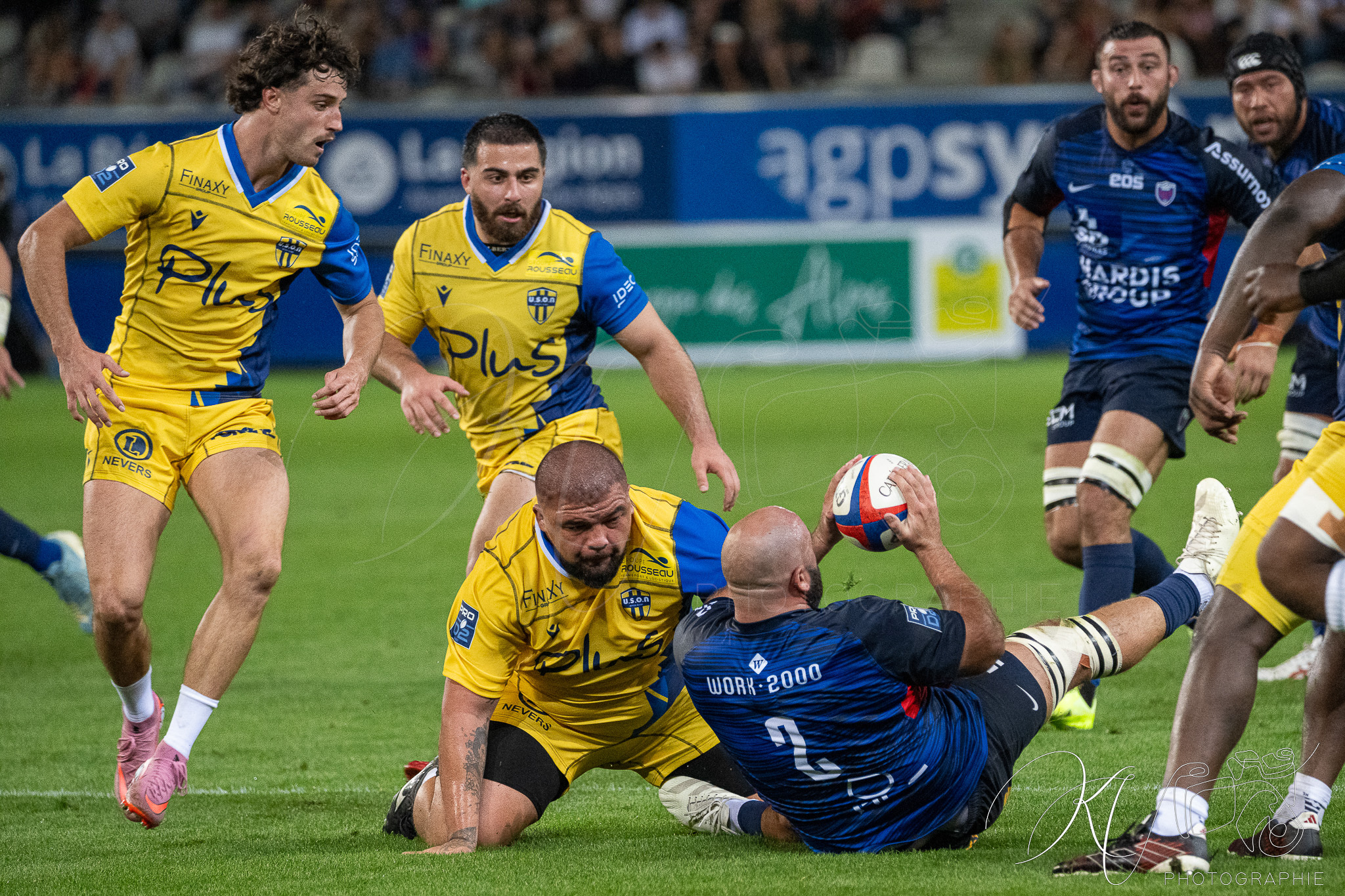  FC Grenoble Rugby - USON Nevers - Rugby - FFR 2025 - Pro D2 - Grenoble Rugby vs USON Nevers (#FFR25PD2GRUN9) Photo by: Karine Valentin | Siuxy Sports 2025-09-18