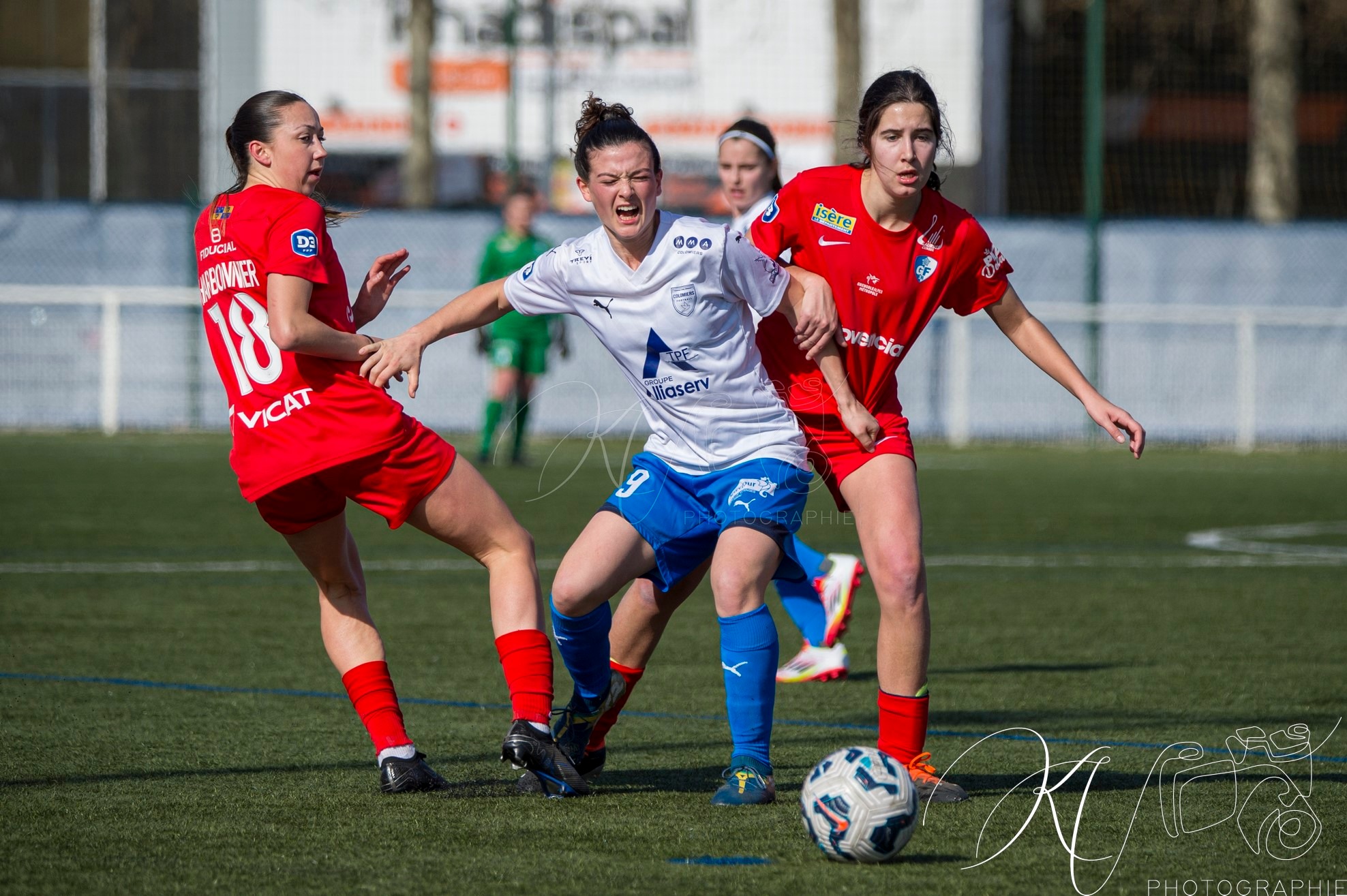  Grenoble Foot 38 - US Colomiers - Soccer - FFF 2025 - D3 FÉMININE - Grenoble Foot 38 (1) vs (1) US Colomiers (#FFF25D3FG38USC02) Photo by: Karine Valentin | Siuxy Sports 2025-02-16