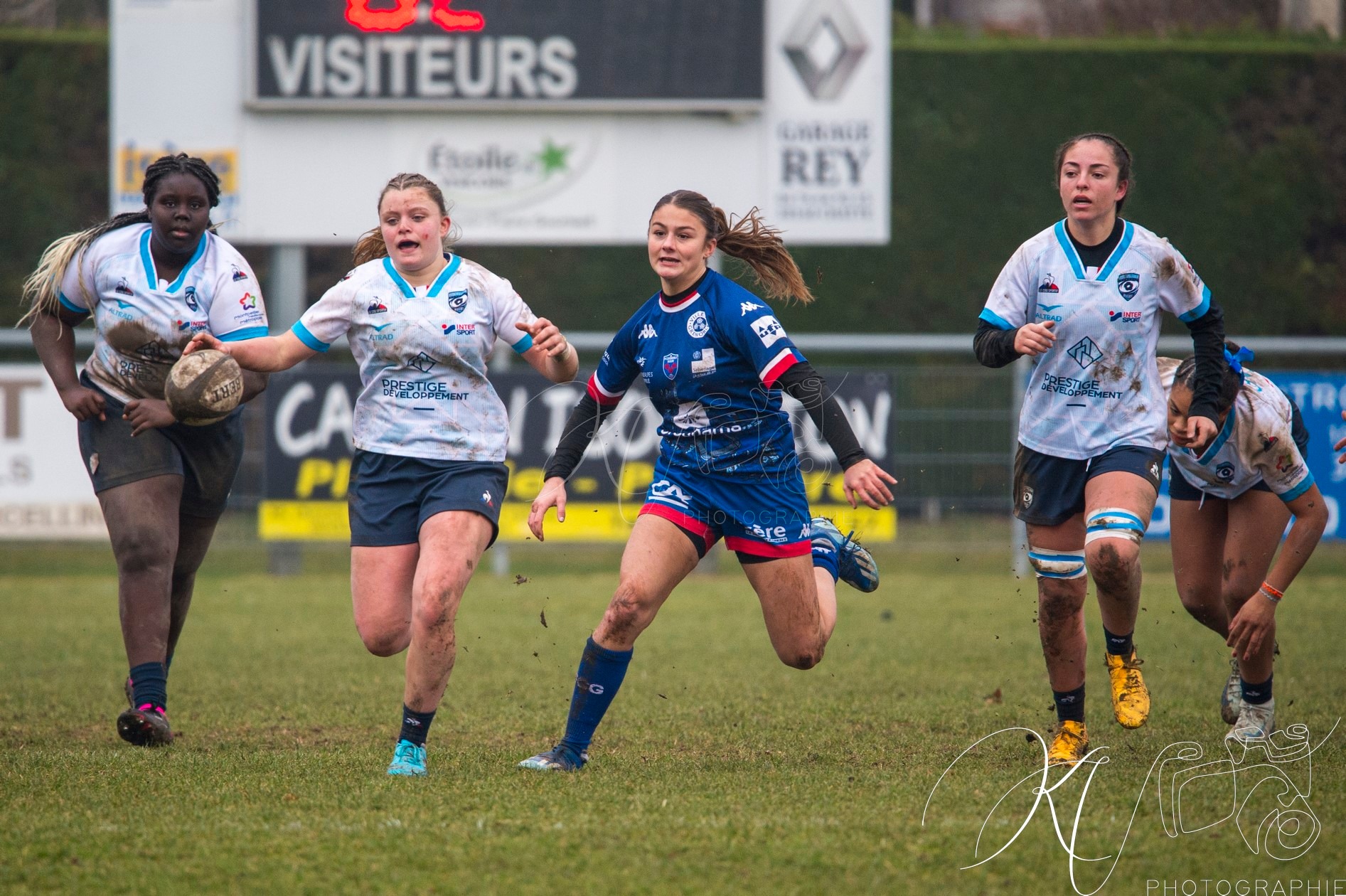  FC Grenoble Rugby - Montpellier Hérault Rugby - Rugby - FFR 2025 - U-18 Fém - Grenoble vs Montpellier (#FFR25U18GREMON1) Photo by: Karine Valentin | Siuxy Sports 2025-01-18
