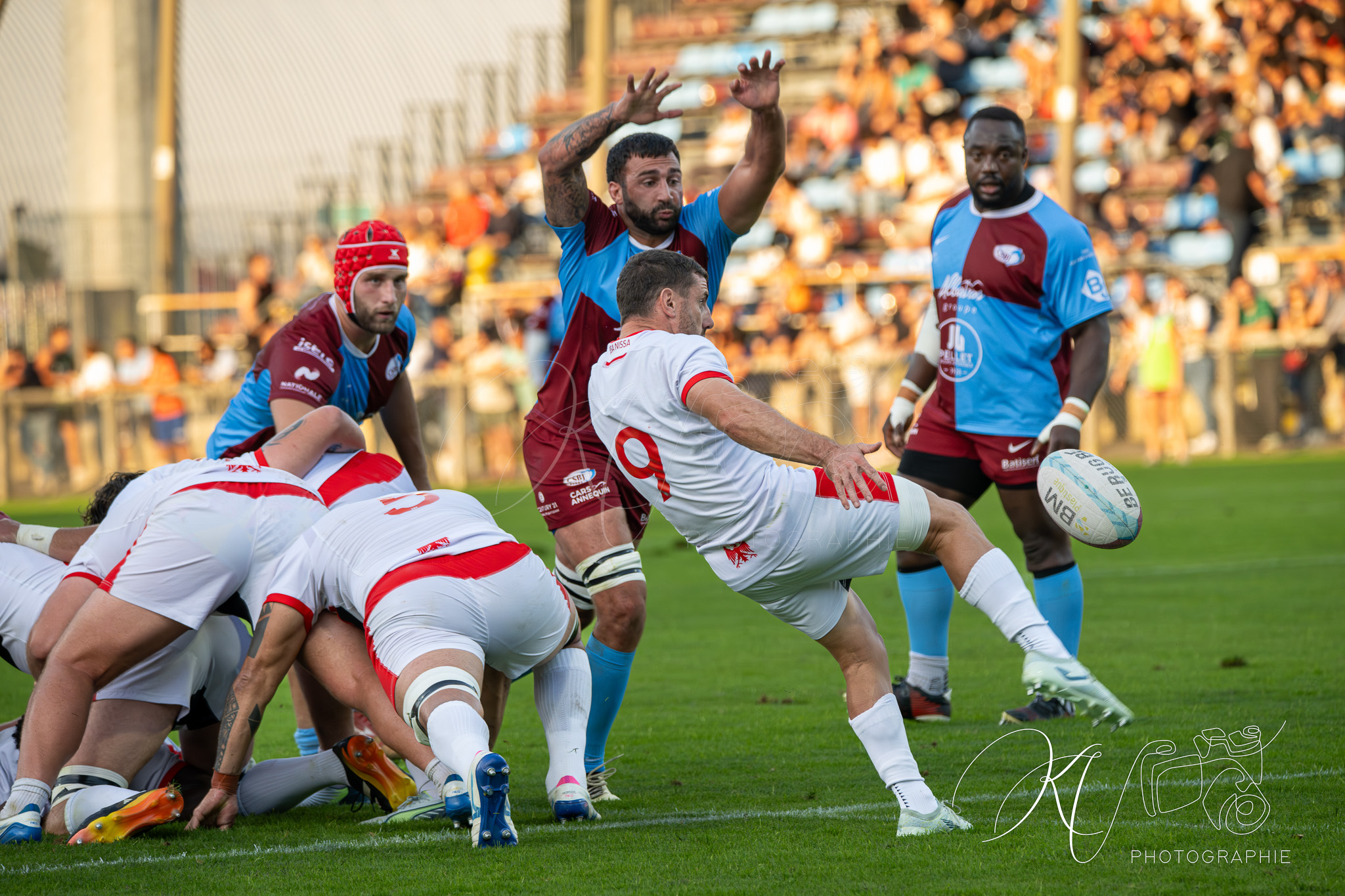  CS Bourgoin-Jallieu - Stade niçois - Rugby - FFR 2025 - Nationale - CS Bourgoin-Jallieu vs Stade Niçois (#FFR25NABJSN19) Photo by: Karine Valentin | Siuxy Sports 2025-09-06
