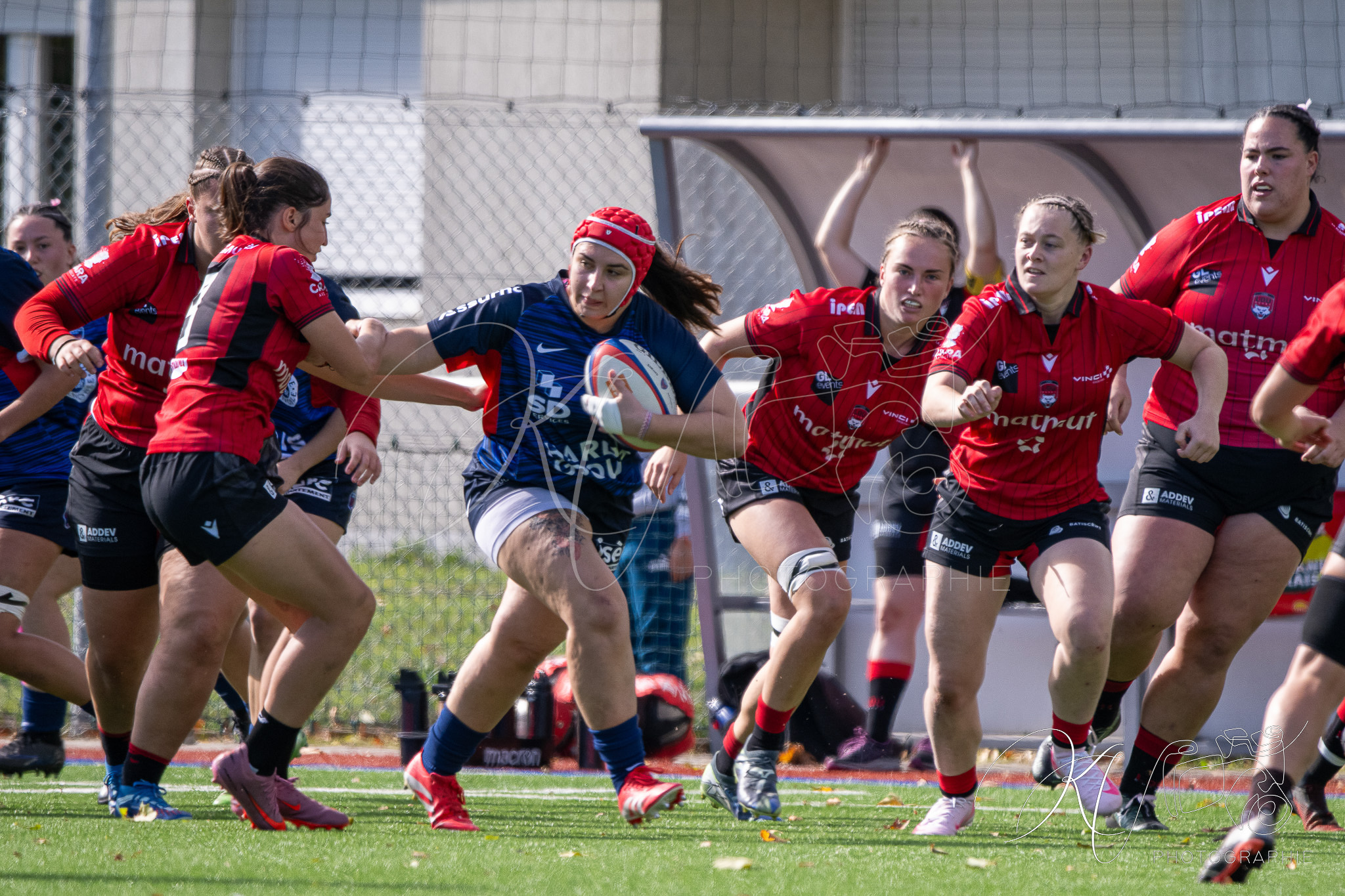  FC Grenoble Rugby - Lyon Olympique Universitaire - Rugby - FFR 2025 - Reserve Élite F - FC Grenoble vs Lyon Olympique Universitaire (#FFR25REFGL10) Photo by: Karine Valentin | Siuxy Sports 2025-10-05