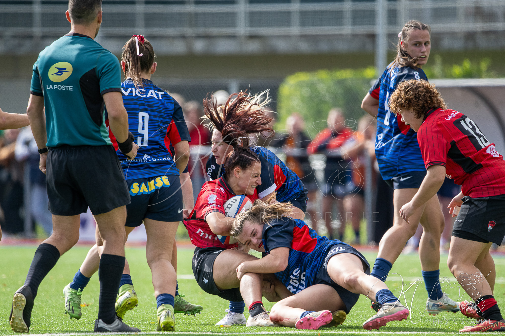  FC Grenoble Rugby - Lyon Olympique Universitaire - Rugby - FFR 2025 - Reserve Élite F - FC Grenoble vs Lyon Olympique Universitaire (#FFR25REFGL10) Photo by: Karine Valentin | Siuxy Sports 2025-10-05