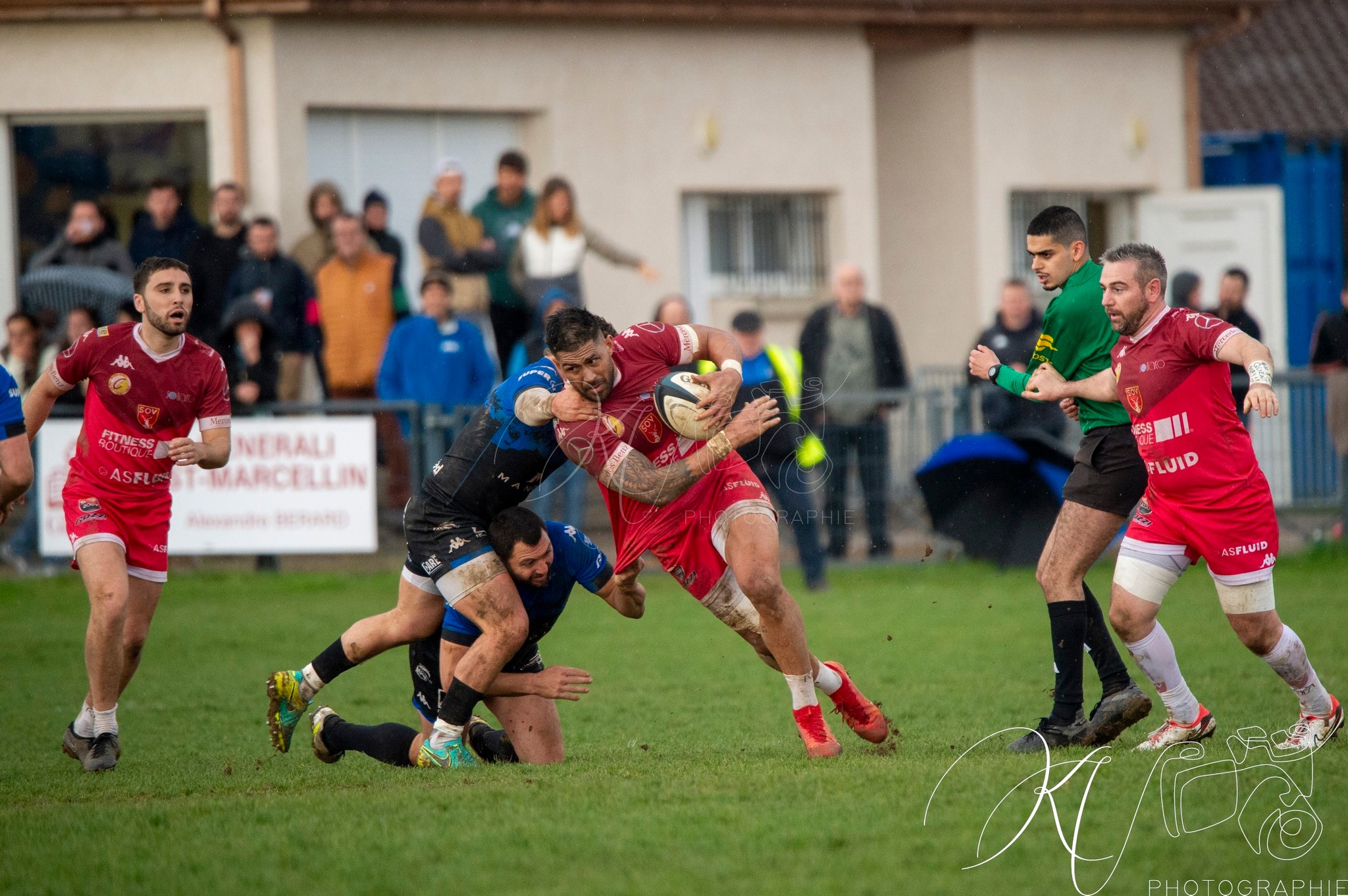  US Vinay - Stade Olympique Voironnais - Rugby - FFR 2025 - Féd 2 - US Vinay (24) vs (10) Stade Olympique Voironnais (#FFR25F2USVSOV03) Photo by: Karine Valentin | Siuxy Sports 2025-03-22