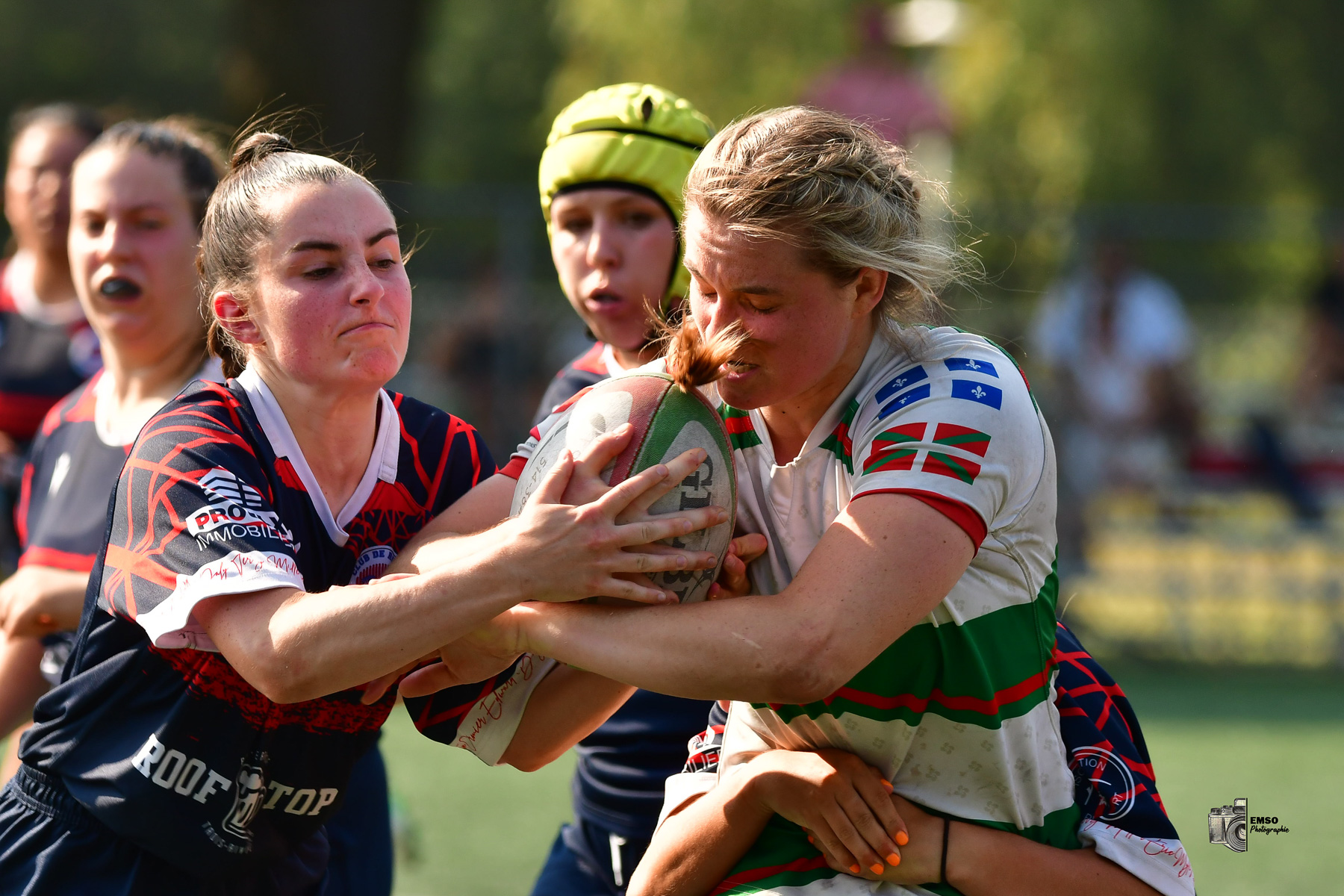 Rugby Club de Montréal - Braves de Trois-Rivières - Rugby - RQ 2025 - LPR2 F - Demi Finale - RCM (48) vs (14) Braves de Trois-Rivières (#RQ25LP2FRCMB8) Photo by: emso photo | Siuxy Sports 2025-08-09