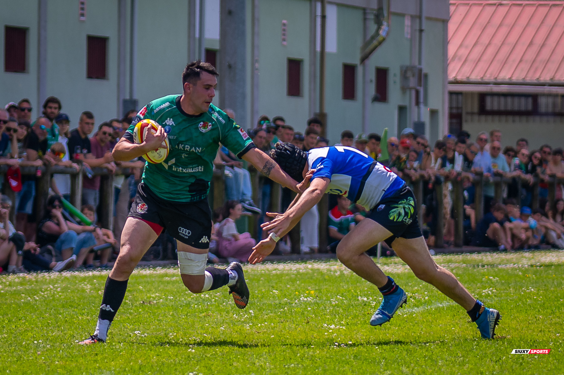  Gernika Rugby Taldea - Club de Rugby Sant Cugat - Rugby - FER 2025 - Sémi Final Ascenso - Gernika (24) vs (11) Sant Cugat (#FER25SFAGRTCRSC) Photo by: Fredy Monfoto | Siuxy Sports 2025-05-18