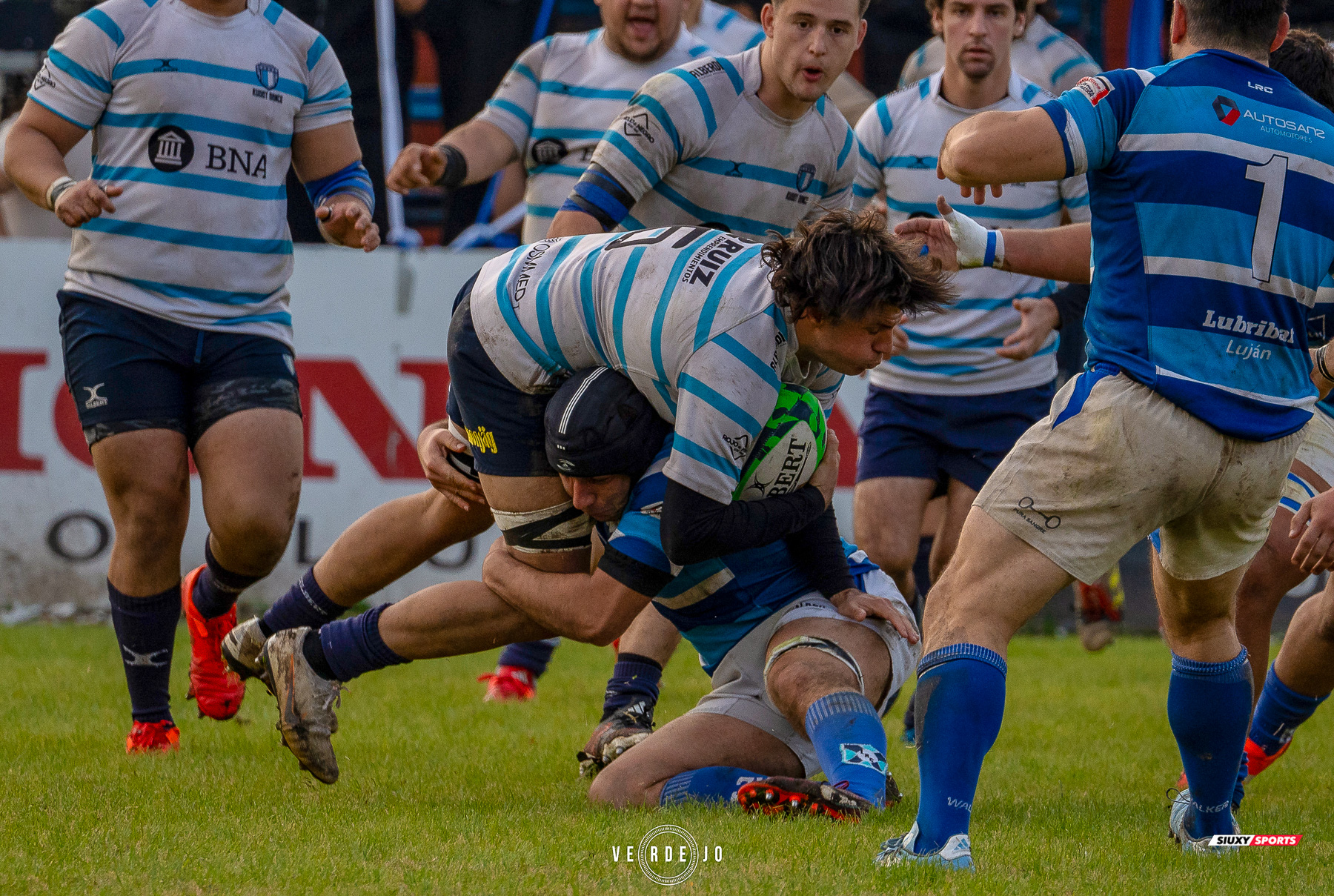  Luján Rugby Club - Club Atlético Banco de la Nación Argentina - Rugby - URBA 2025 - PRI B SUP - Lujan (14) vs (48) Banco Nacion (#URBA1BSLUBN6) Photo by: Ignacio Verdejo | Siuxy Sports 2025-06-21