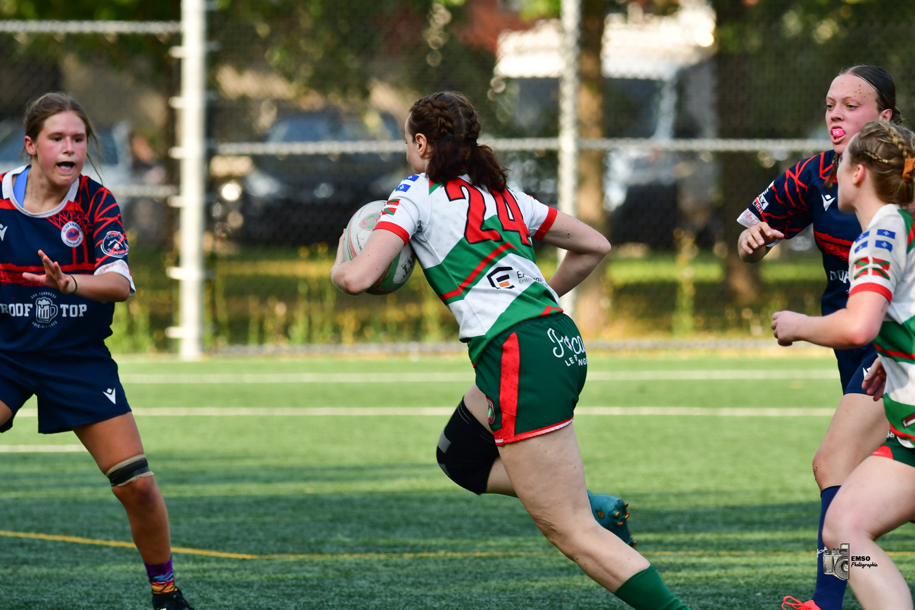  Rugby Club de Montréal - Braves de Trois-Rivières - Rugby - RQ 2025 - LPR2 F - Demi Finale - RCM (48) vs (14) Braves de Trois-Rivières (#RQ25LP2FRCMB8) Photo by: emso photo | Siuxy Sports 2025-08-09