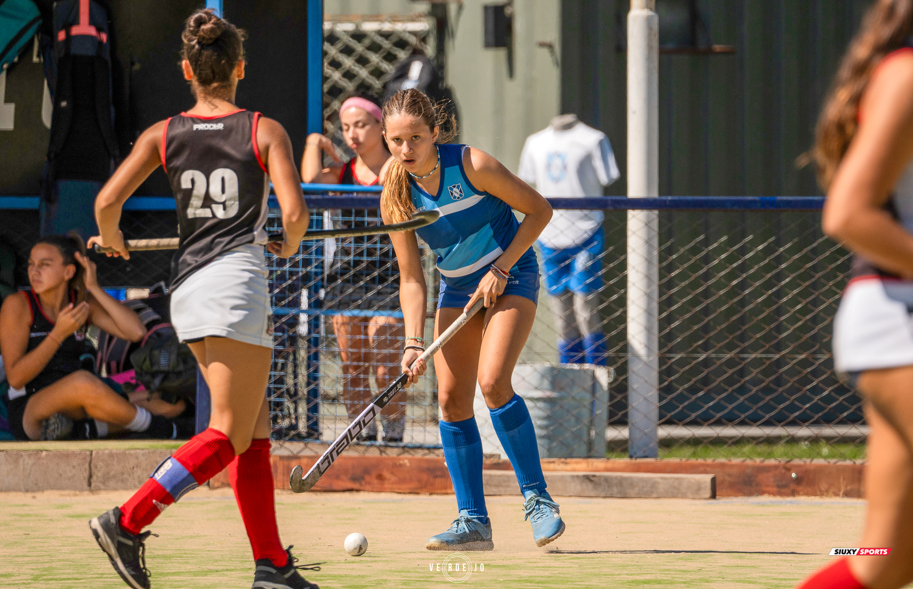  Luján Rugby Club - Club S. C. y D. Almafuerte - Field hockey - AAHCBS 2025 - Lujan vs Almafuerte Hockey (1ra, Inter, 6ta) (#AAHCBS25LA04) Photo by: Ignacio Verdejo | Siuxy Sports 2025-04-05