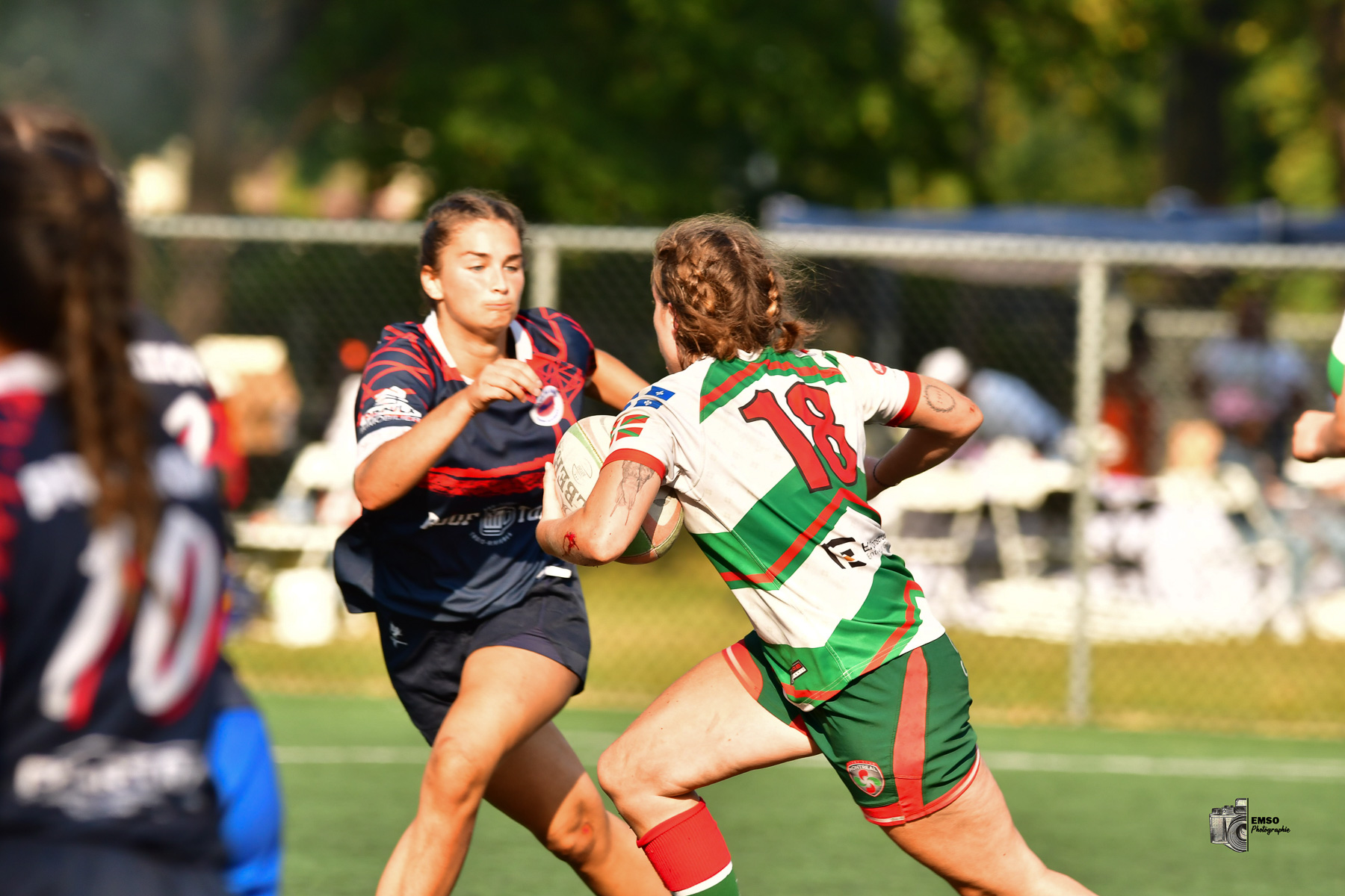  Rugby Club de Montréal - Braves de Trois-Rivières - Rugby - RQ 2025 - LPR2 F - Demi Finale - RCM (48) vs (14) Braves de Trois-Rivières (#RQ25LP2FRCMB8) Photo by: emso photo | Siuxy Sports 2025-08-09