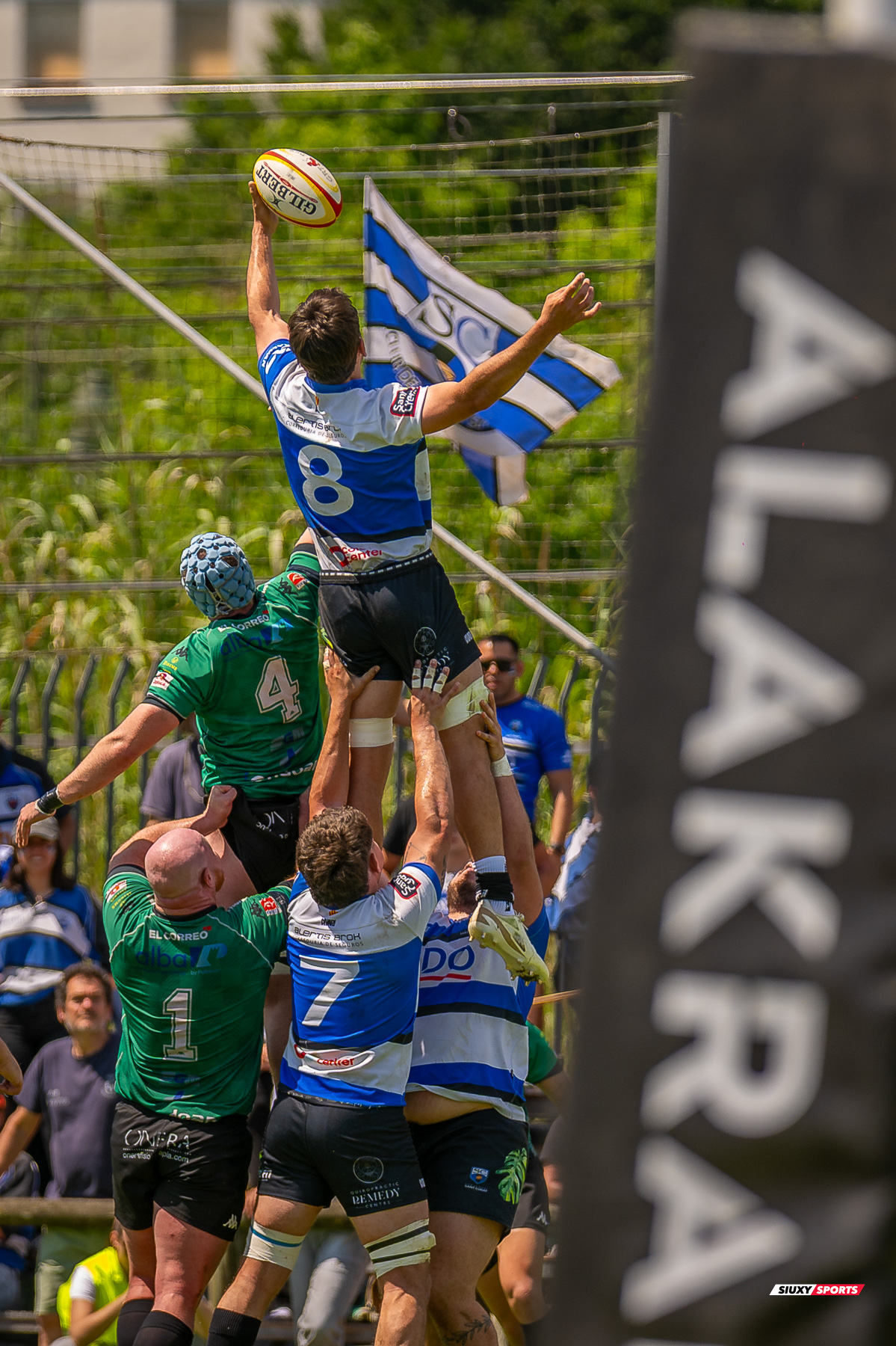  Gernika Rugby Taldea - Club de Rugby Sant Cugat - Rugby - FER 2025 - Sémi Final Ascenso - Gernika (24) vs (11) Sant Cugat (#FER25SFAGRTCRSC) Photo by: Fredy Monfoto | Siuxy Sports 2025-05-18