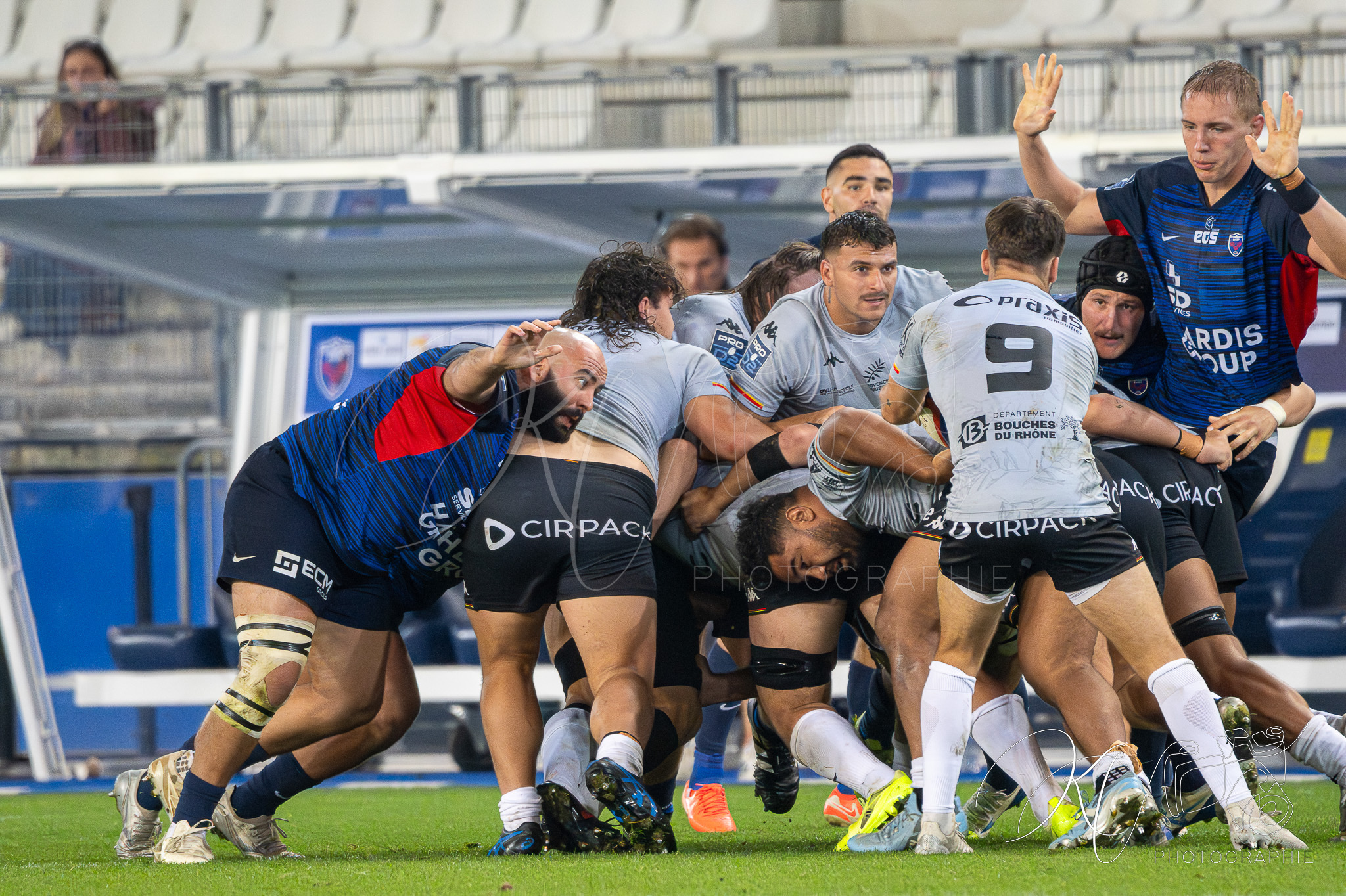  FC Grenoble Rugby - Provence - Rugby - FFR 2025 - PRO D2 - FC Grenoble vs Provence (#FFR25PD2GP10) Photo by: Karine Valentin | Siuxy Sports 2025-10-03