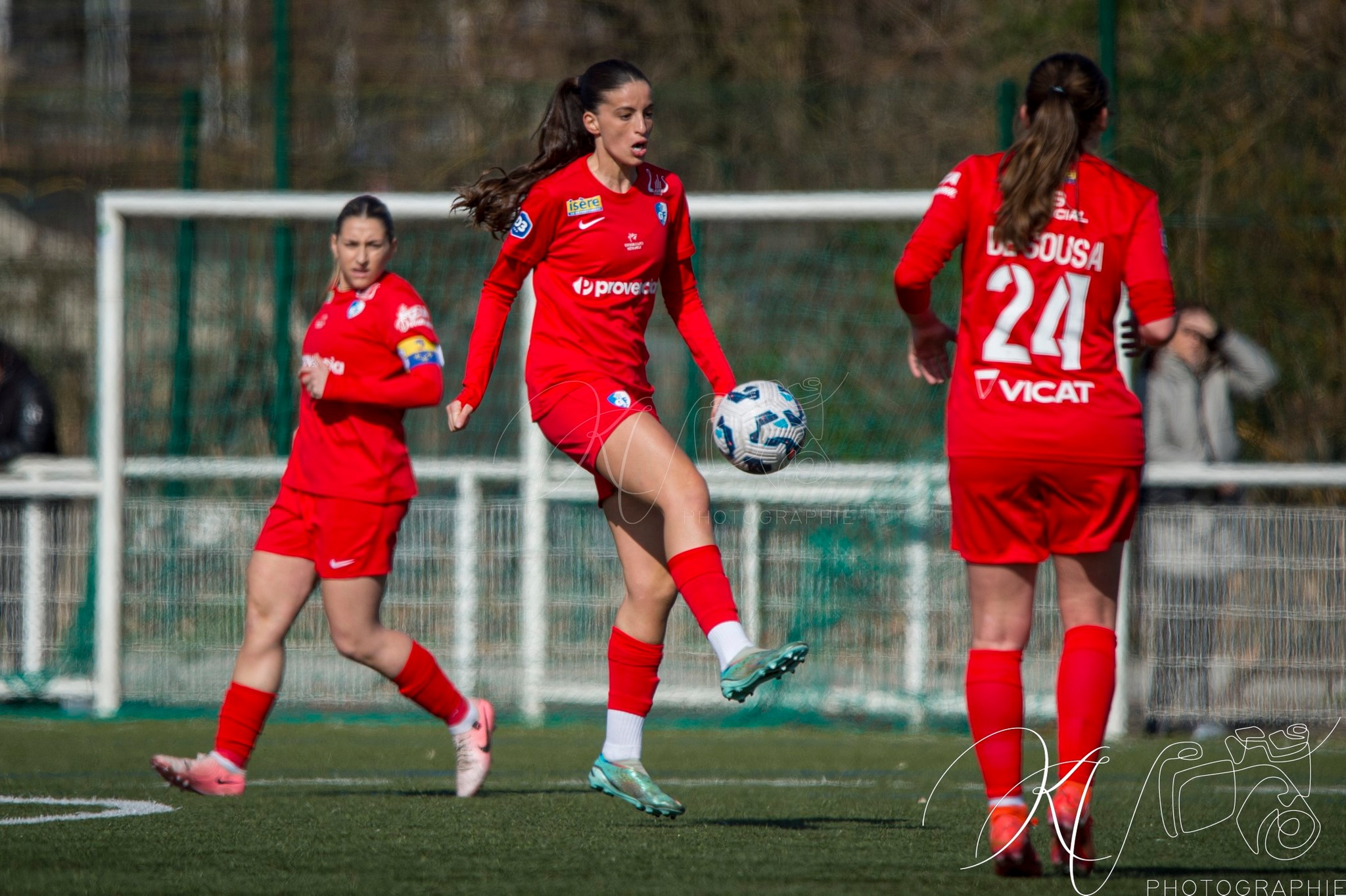  Grenoble Foot 38 - US Colomiers - Soccer - FFF 2025 - D3 FÉMININE - Grenoble Foot 38 (1) vs (1) US Colomiers (#FFF25D3FG38USC02) Photo by: Karine Valentin | Siuxy Sports 2025-02-16