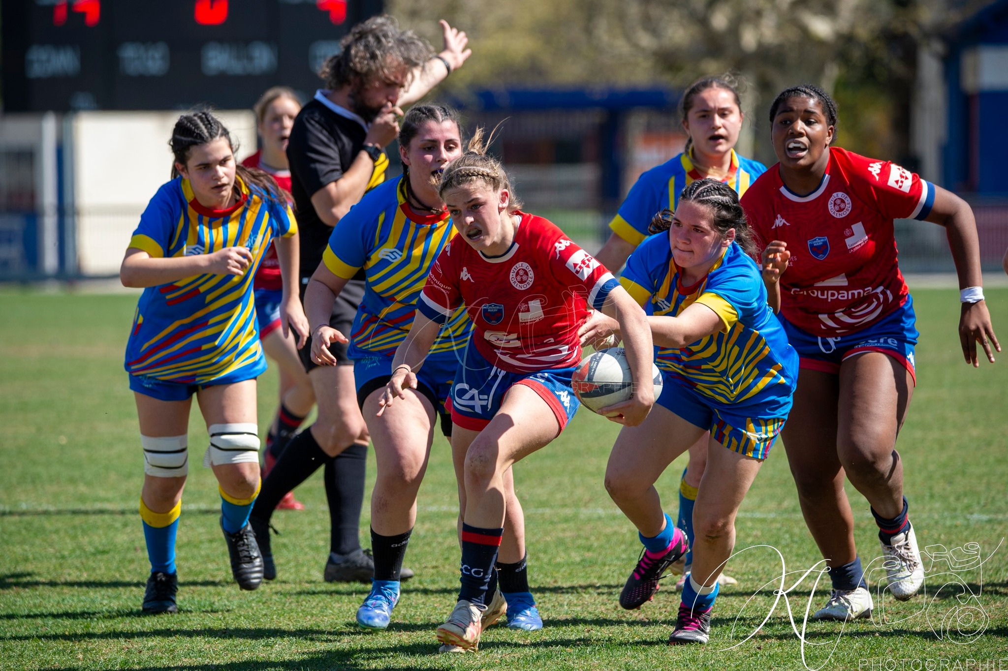  FC Grenoble Rugby - Provence - Rugby - FFR 2025 - U-18 Fém - Grenoble vs Provence (#FFR25U18GREPRO4) Photo by: Karine Valentin | Siuxy Sports 2025-04-05