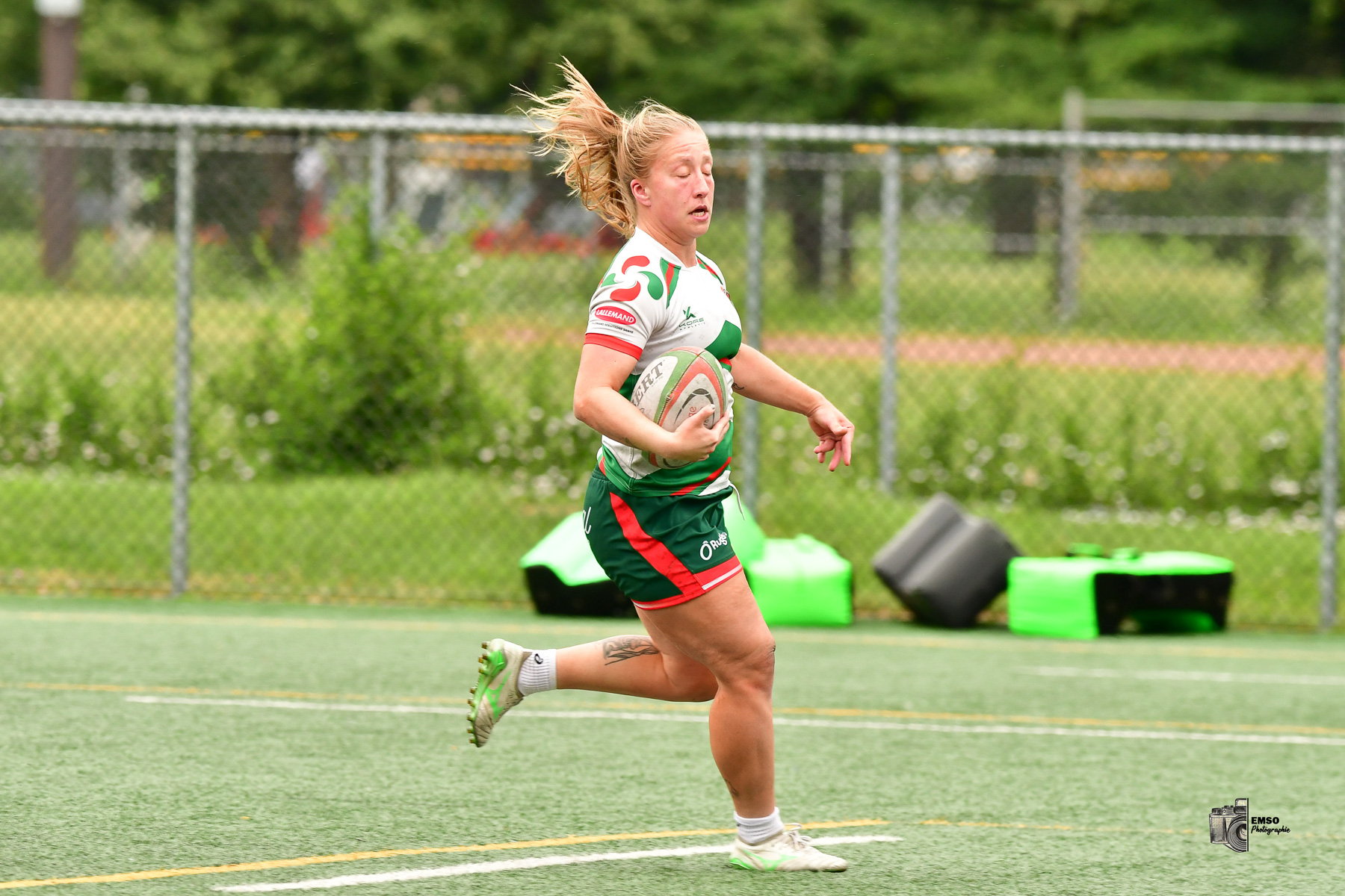 Mahalia ROBINSON -  Rugby Club de Montréal - Braves de Trois-Rivières - Rugby - RQ 2025 - LQ2F - Rugby Club de Montréal vs Braves de Trois-Rivières (#RQ25LQ2FRCMB7) Photo by: emso photo | Siuxy Sports 2025-07-05
