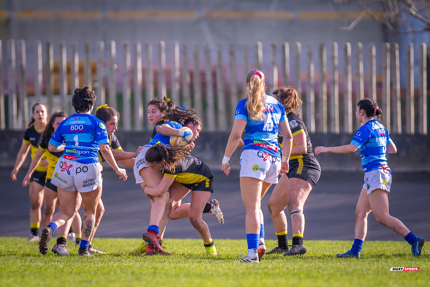  Getxo Artea Rugby Taldea - Club de Rugby Cisneros - Rugby - FER 2025 - LIGA IBERDROLA - GETXO NESKAK (39) vs (10) Cisneros (#FER25LIGNCI02) Photo by: Fredy Monfoto | Siuxy Sports 2025-02-15