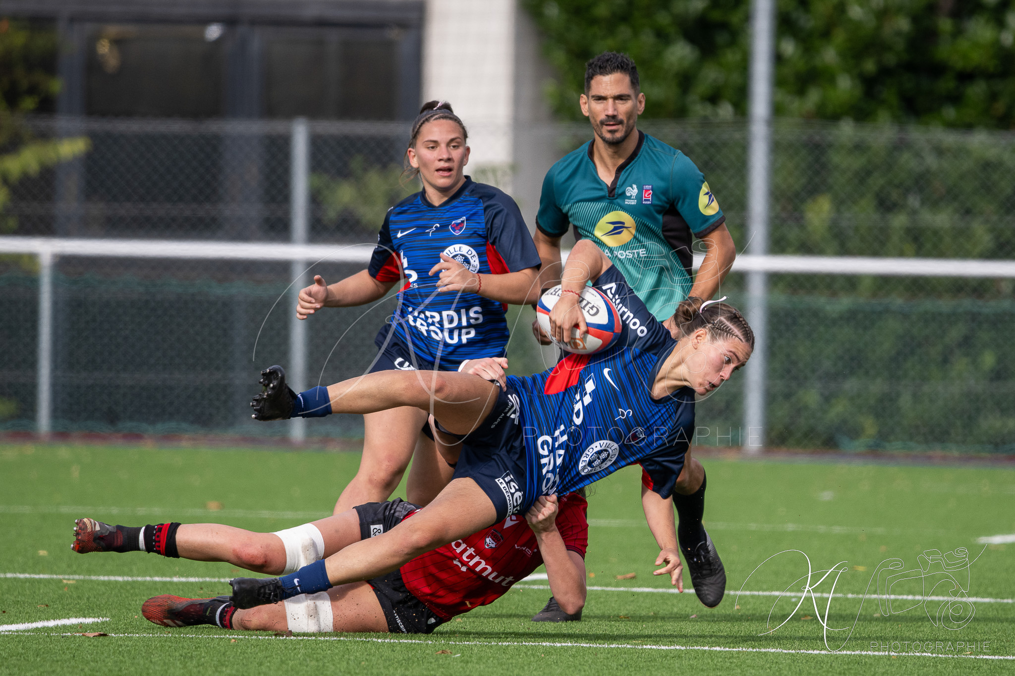  FC Grenoble Rugby - Lyon Olympique Universitaire - Rugby - FFR 2025 - Reserve Élite F - FC Grenoble vs Lyon Olympique Universitaire (#FFR25REFGL10) Photo by: Karine Valentin | Siuxy Sports 2025-10-05