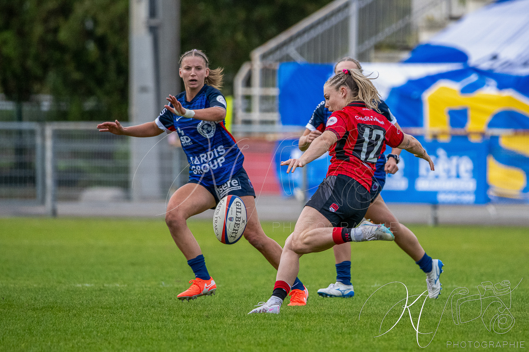  FC Grenoble Rugby - Lyon Olympique Universitaire - Rugby - FFR 2025 - Elite 1 F - Amazones FCG vs Lyon Olympique Universitaire (#FFR25E1FALOU1) Photo by: Karine Valentin | Siuxy Sports 2025-10-18