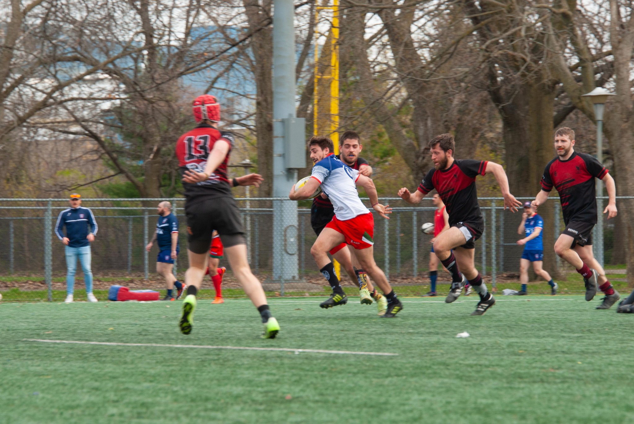  Rugby Club de Montréal - Westmount Rugby Club - Rugby - RQ 2024 - LPR2 - RCMXV vs Westmount 2 (#RQ24LP2RCMXW4) Photo by: Coraline Brochet | Siuxy Sports 2024-04-27