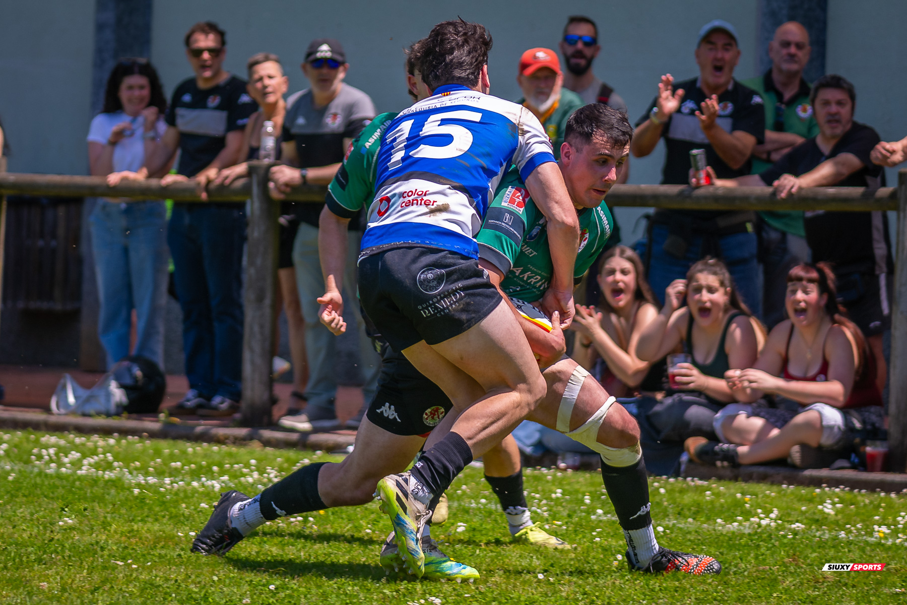  Gernika Rugby Taldea - Club de Rugby Sant Cugat - Rugby - FER 2025 - Sémi Final Ascenso - Gernika (24) vs (11) Sant Cugat (#FER25SFAGRTCRSC) Photo by: Fredy Monfoto | Siuxy Sports 2025-05-18