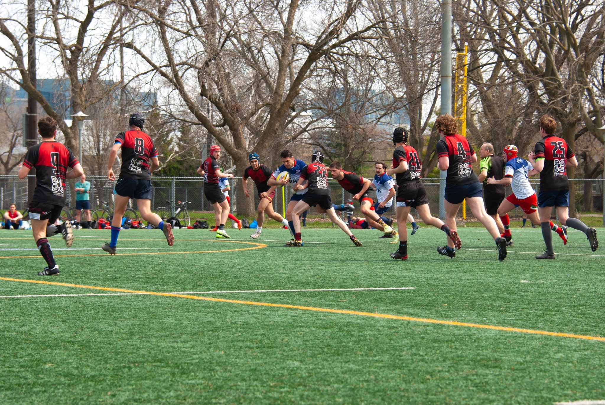  Rugby Club de Montréal - Westmount Rugby Club - Rugby - RQ 2024 - LPR2 - RCMXV vs Westmount 2 (#RQ24LP2RCMXW4) Photo by: Coraline Brochet | Siuxy Sports 2024-04-27