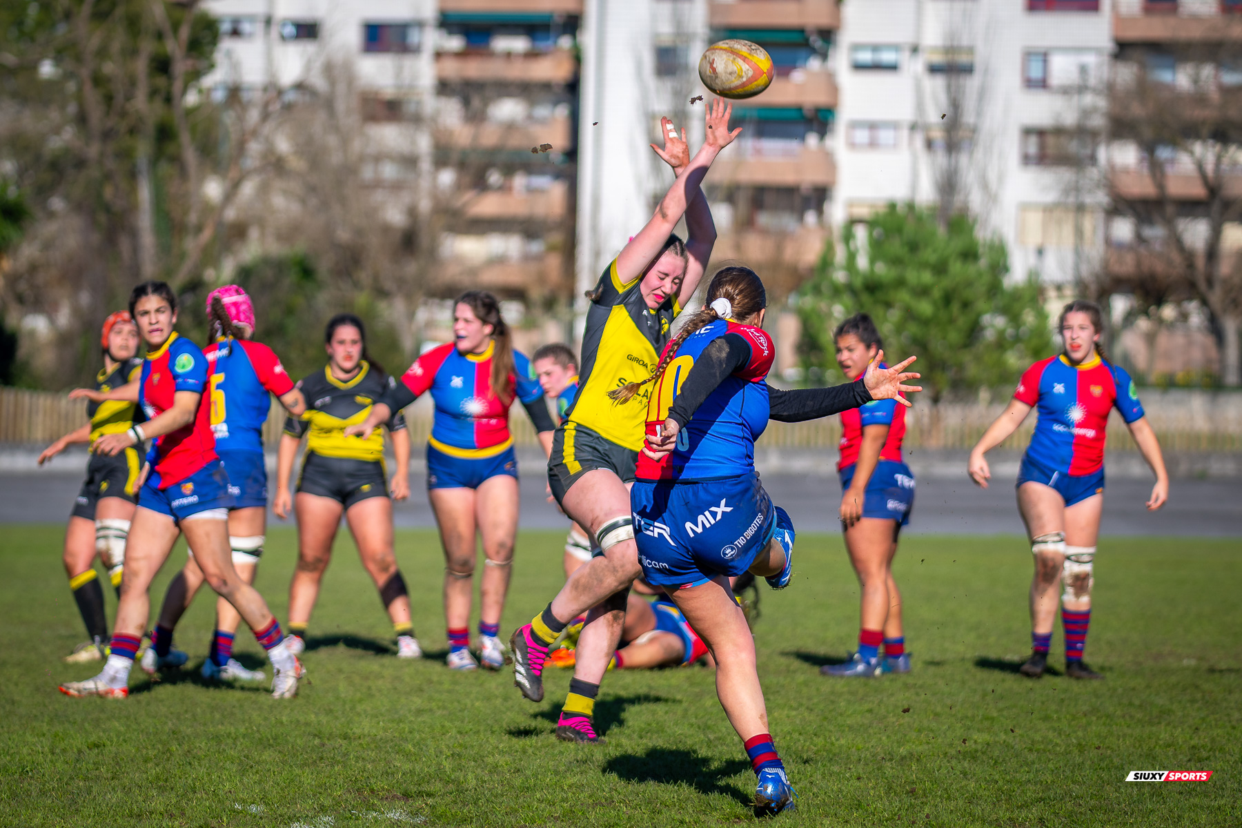  Getxo Artea Rugby Taldea - Futbol Club Barcelona Rugby - Rugby - FER 2025 - LIGA IBERDROLA - GETXO NESKAK (33) vs (12) AVFCBR FEM (#FER25LIGNBR01) Photo by: Fredy Monfoto | Siuxy Sports 2025-01-19