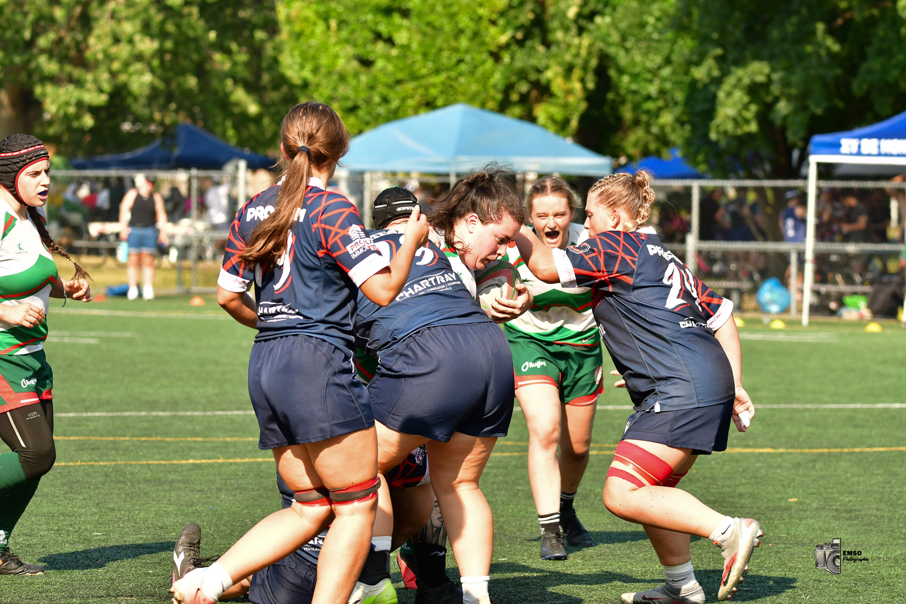  Rugby Club de Montréal - Braves de Trois-Rivières - Rugby - RQ 2025 - LPR2 F - Demi Finale - RCM (48) vs (14) Braves de Trois-Rivières (#RQ25LP2FRCMB8) Photo by: emso photo | Siuxy Sports 2025-08-09