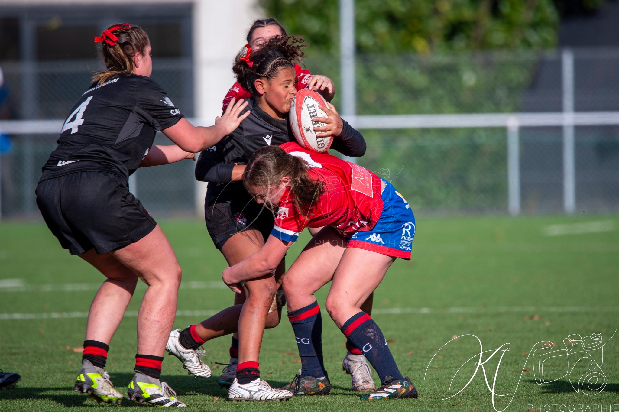  FC Grenoble Rugby - Lyon Olympique Universitaire - Rugby - FFR 2024 - U18 FEM - FC Grenoble Amazones vs LOU (#FFR24U18FFCGLOU01) Photo by: Karine Valentin | Siuxy Sports 2024-12-14