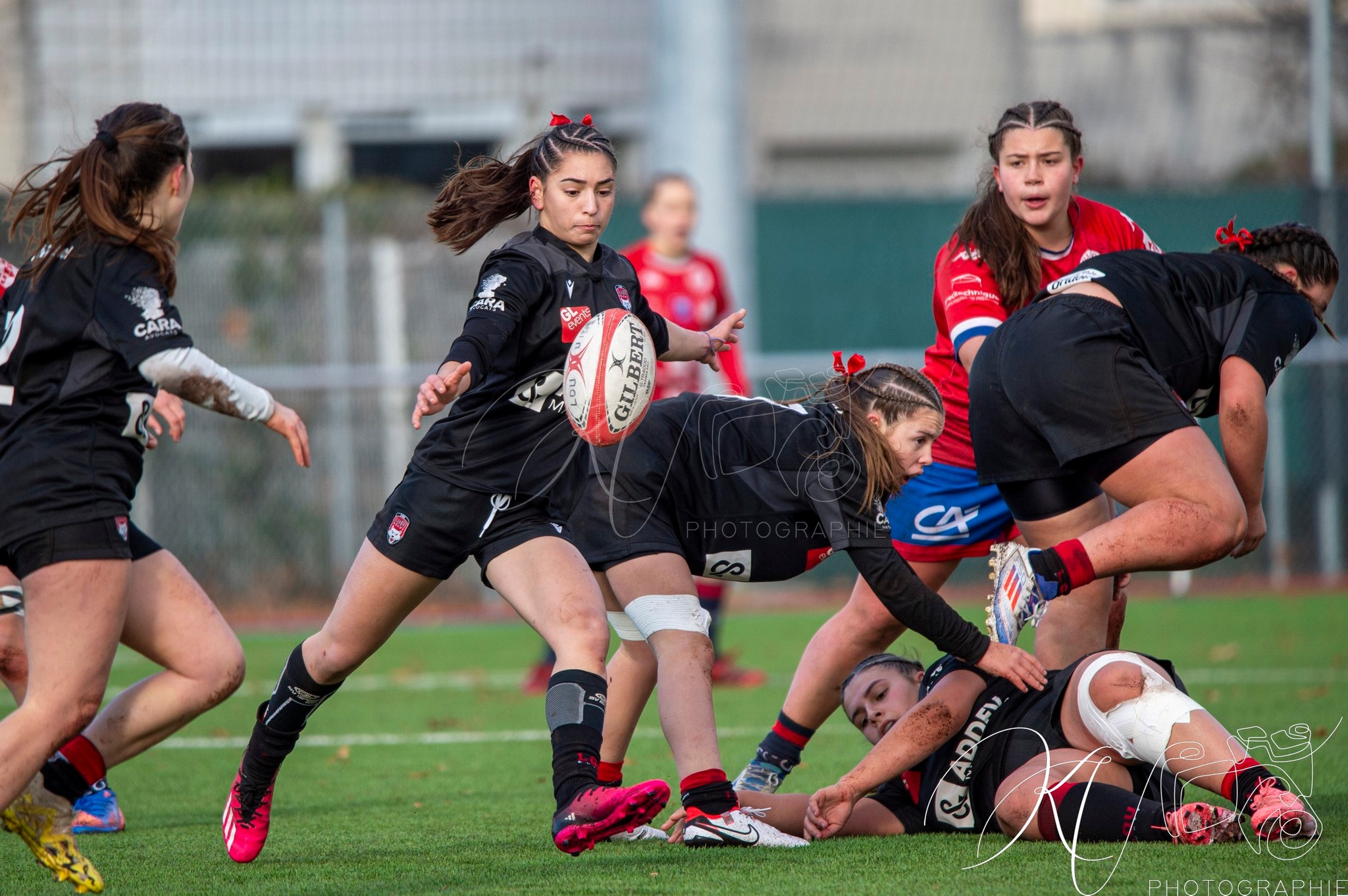  FC Grenoble Rugby - Lyon Olympique Universitaire - Rugby - FFR 2024 - U18 FEM - FC Grenoble Amazones vs LOU (#FFR24U18FFCGLOU01) Photo by: Karine Valentin | Siuxy Sports 2024-12-14