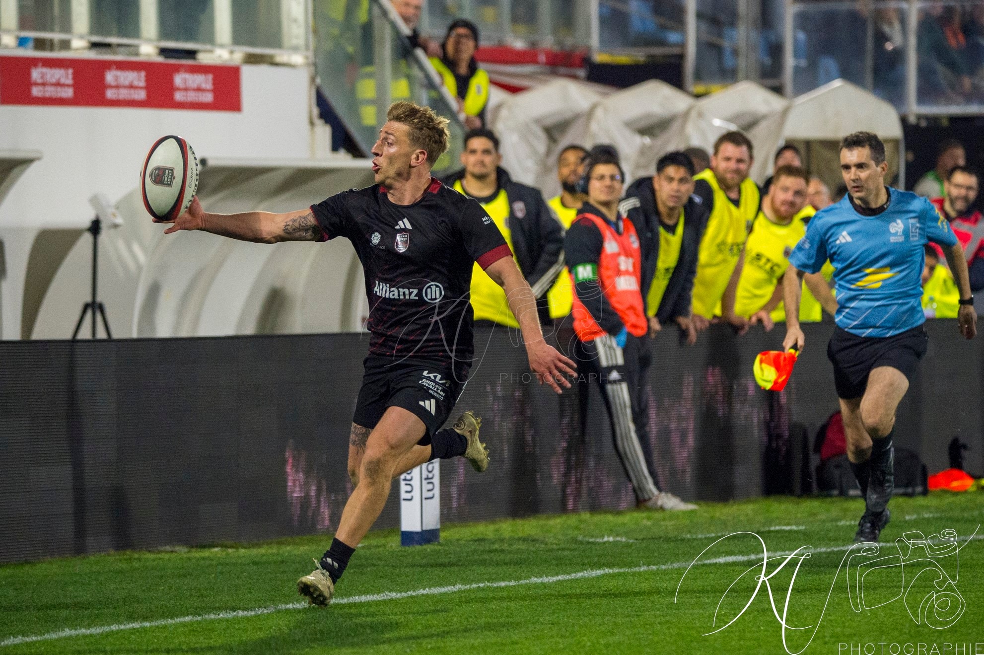  Stade niçois - US Montauban - Rugby - FFR 2025 - Pro D2 - Stade Niçois (7) vs (15) US Montauban (#PD225PD2SNUSM02) Photo by: Karine Valentin | Siuxy Sports 2025-02-21