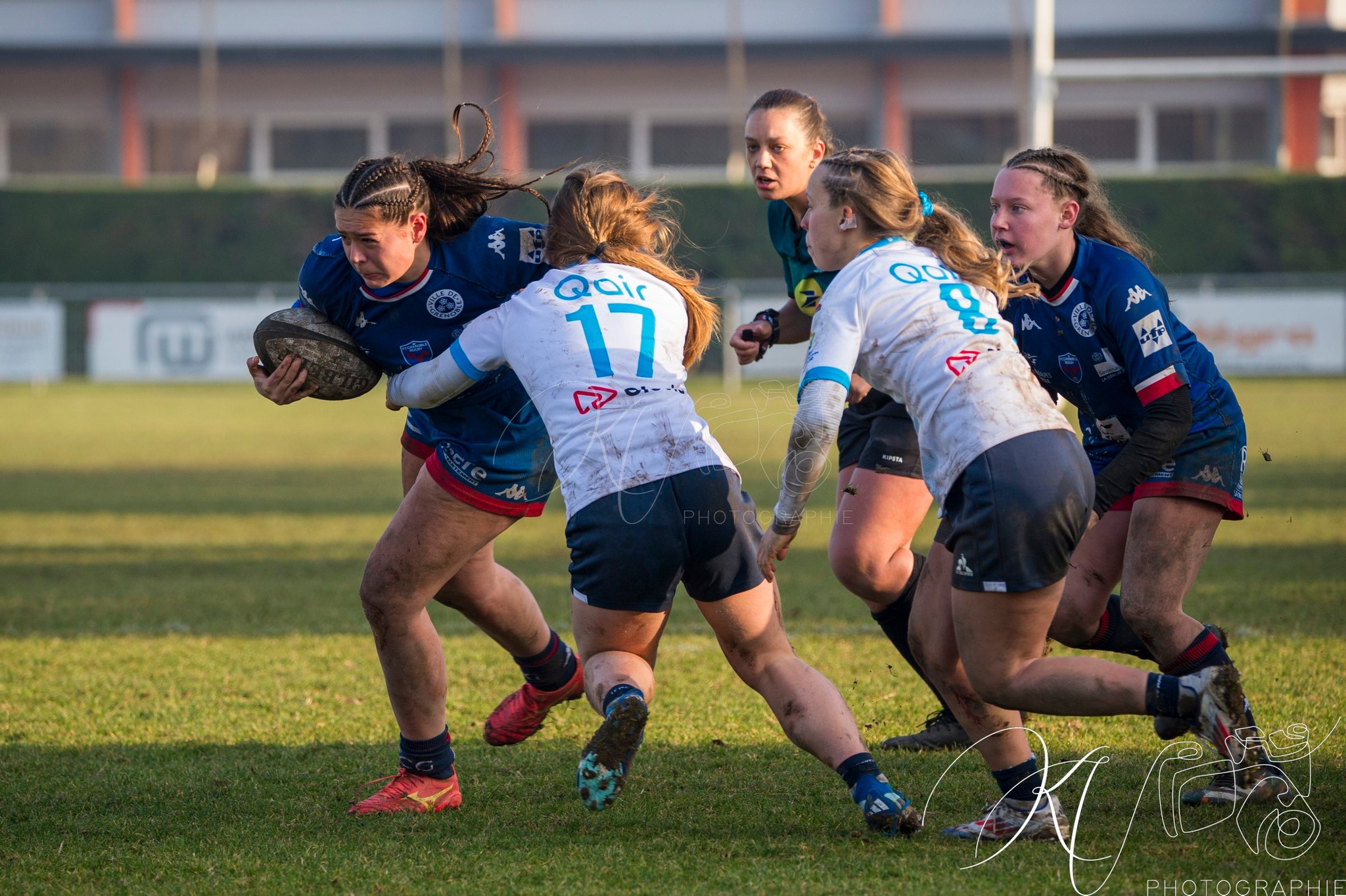  FC Grenoble Rugby - Montpellier Hérault Rugby - Rugby - FFR 2025 - U-18 Fém - Grenoble vs Montpellier (#FFR25U18GREMON1) Photo by: Karine Valentin | Siuxy Sports 2025-01-18