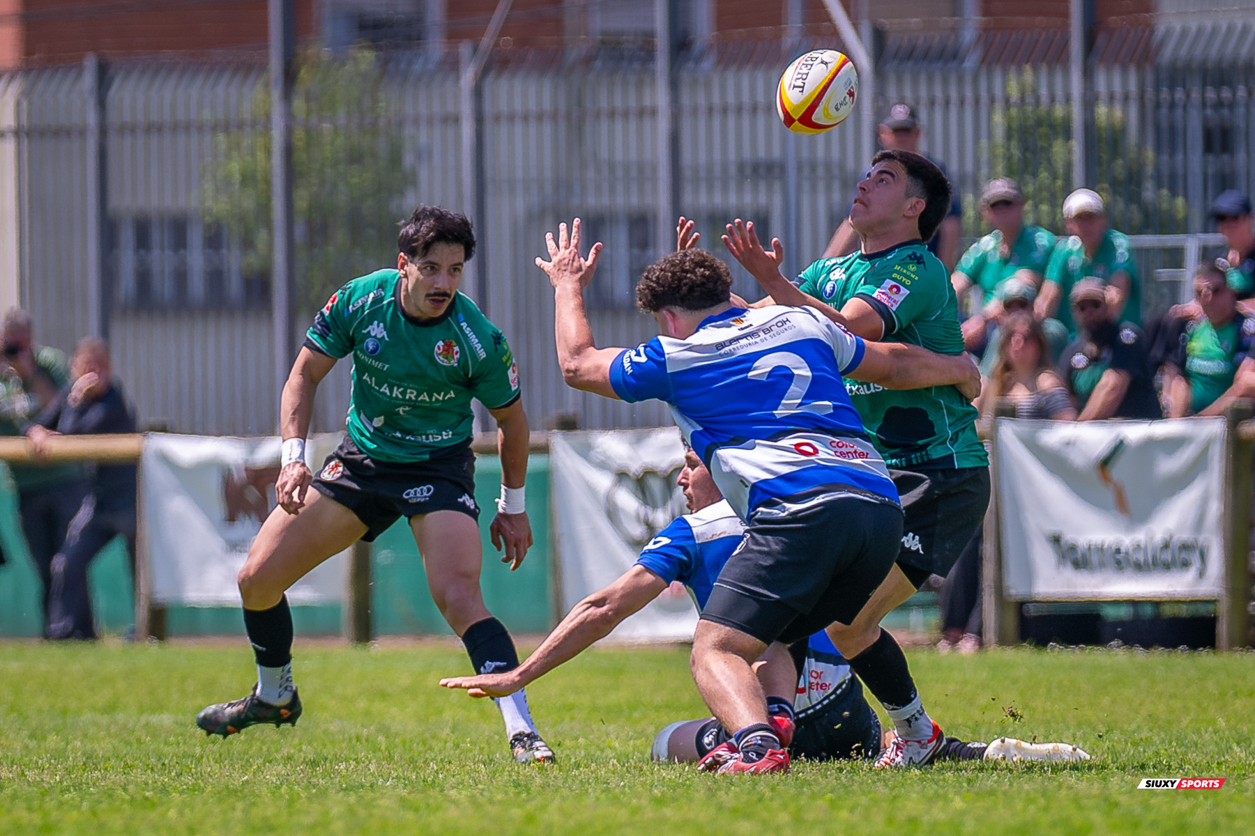  Gernika Rugby Taldea - Club de Rugby Sant Cugat - Rugby - FER 2025 - Sémi Final Ascenso - Gernika (24) vs (11) Sant Cugat (#FER25SFAGRTCRSC) Photo by: Fredy Monfoto | Siuxy Sports 2025-05-18