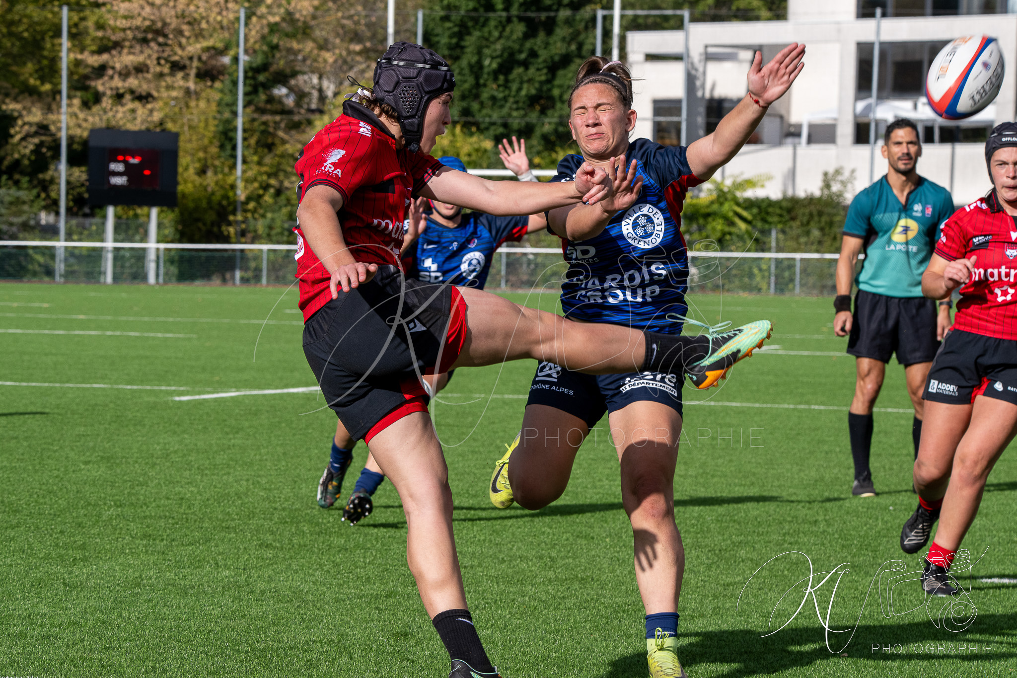  FC Grenoble Rugby - Lyon Olympique Universitaire - Rugby - FFR 2025 - Reserve Élite F - FC Grenoble vs Lyon Olympique Universitaire (#FFR25REFGL10) Photo by: Karine Valentin | Siuxy Sports 2025-10-05