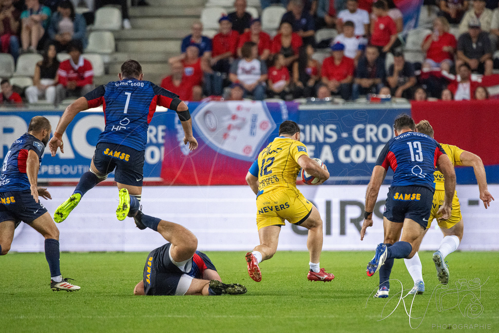  FC Grenoble Rugby - USON Nevers - Rugby - FFR 2025 - Pro D2 - Grenoble Rugby vs USON Nevers (#FFR25PD2GRUN9) Photo by: Karine Valentin | Siuxy Sports 2025-09-18