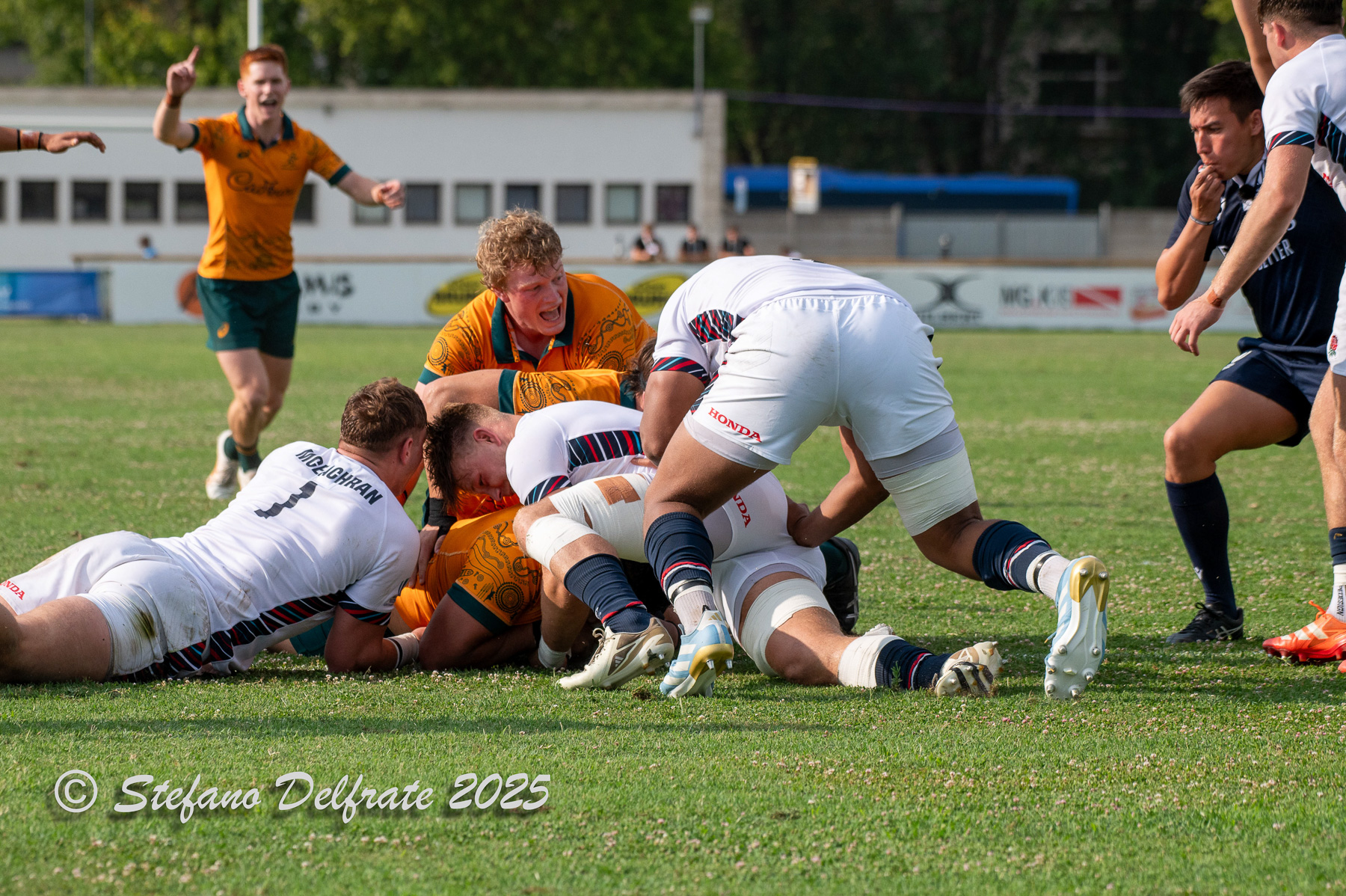  Australia U-20 national rugby union team (M) - England U-20 national rugby union team - Rugby - 2025 World Rugby U20 Championship - Australia (68) vs (40) England (#RWC25U20AUEN) Photo by: Stefano Delfrate | Siuxy Sports 2025-07-26