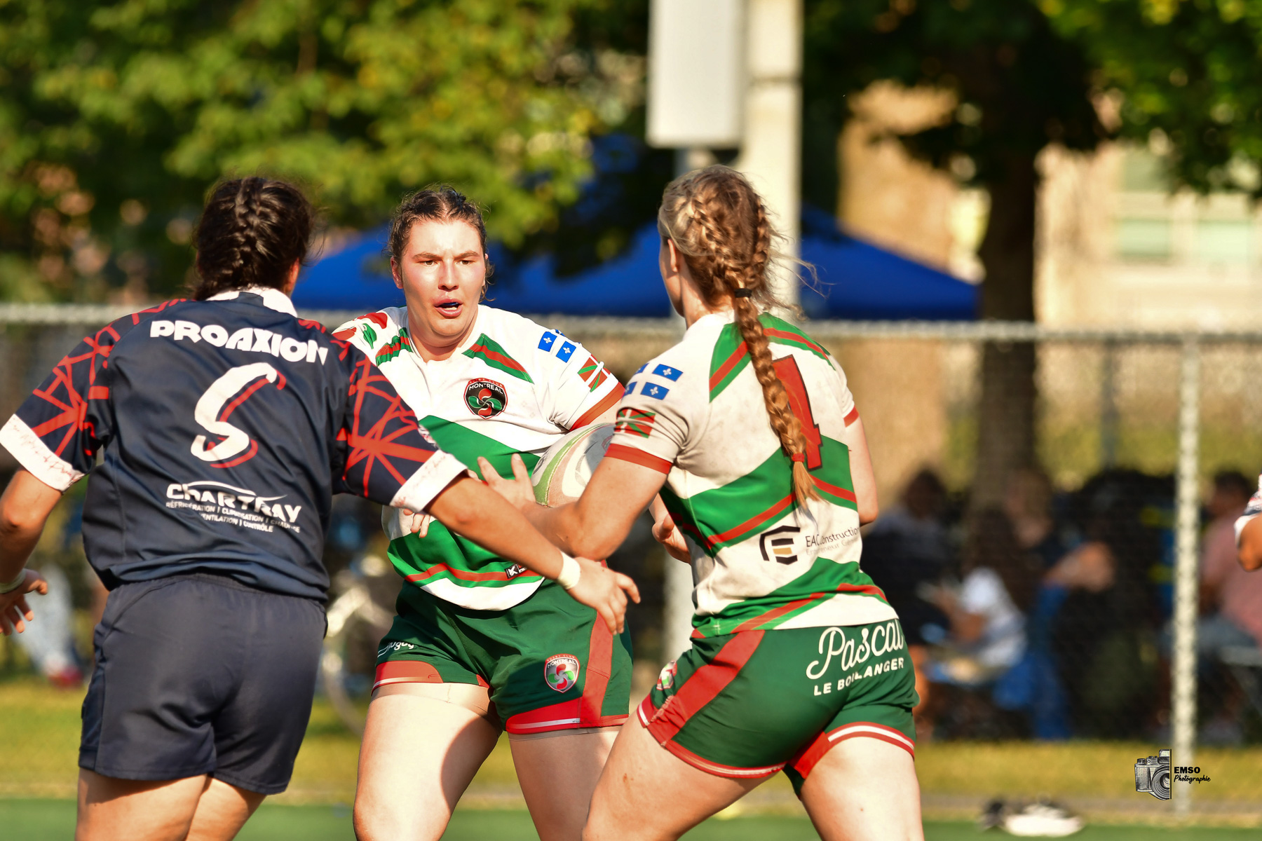  Rugby Club de Montréal - Braves de Trois-Rivières - Rugby - RQ 2025 - LPR2 F - Demi Finale - RCM (48) vs (14) Braves de Trois-Rivières (#RQ25LP2FRCMB8) Photo by: emso photo | Siuxy Sports 2025-08-09