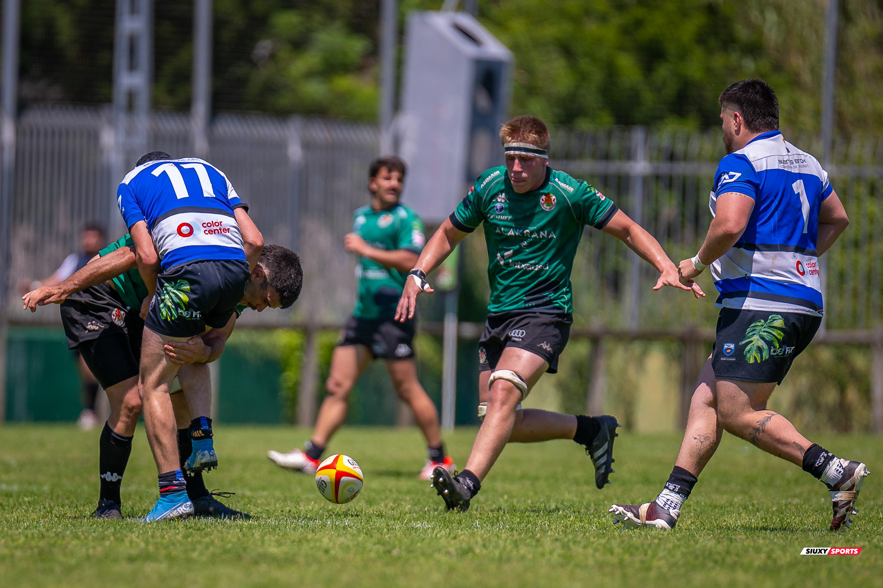  Gernika Rugby Taldea - Club de Rugby Sant Cugat - Rugby - FER 2025 - Sémi Final Ascenso - Gernika (24) vs (11) Sant Cugat (#FER25SFAGRTCRSC) Photo by: Fredy Monfoto | Siuxy Sports 2025-05-18