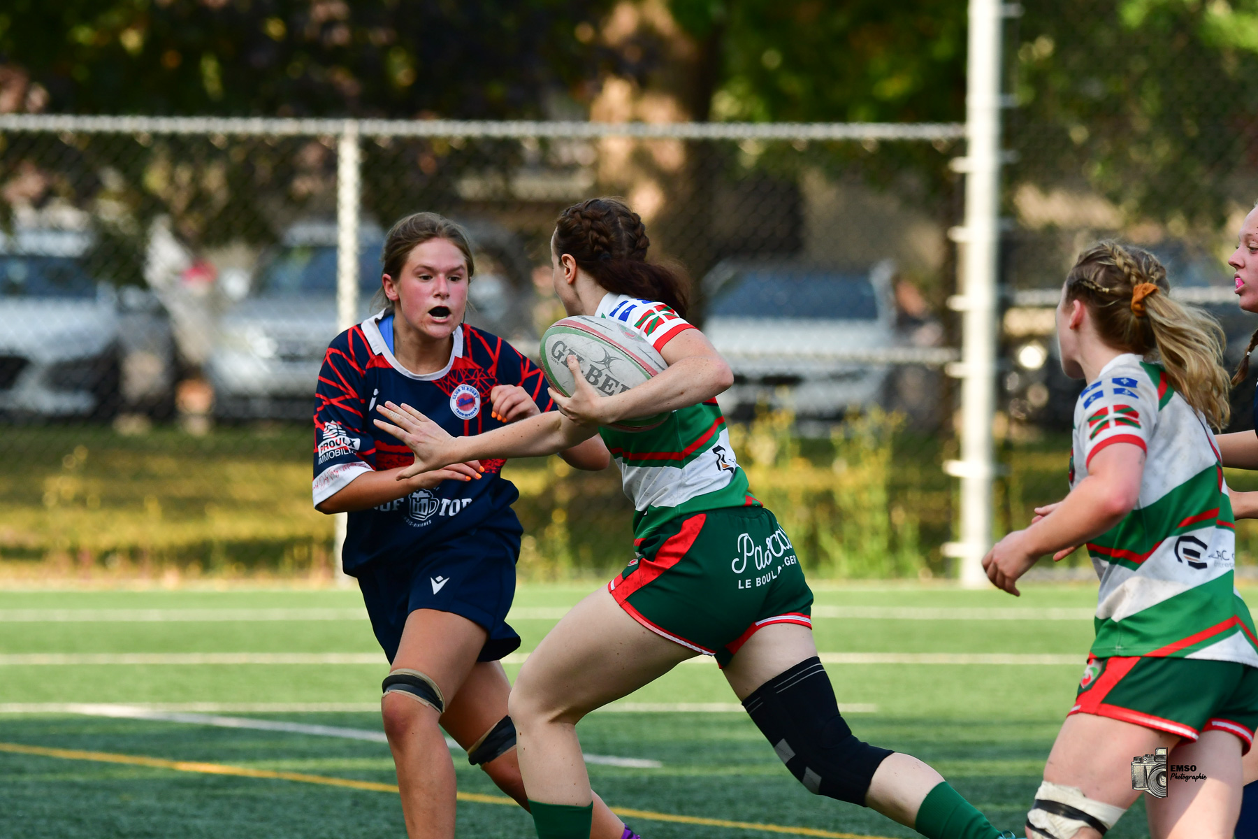  Rugby Club de Montréal - Braves de Trois-Rivières - Rugby - RQ 2025 - LPR2 F - Demi Finale - RCM (48) vs (14) Braves de Trois-Rivières (#RQ25LP2FRCMB8) Photo by: emso photo | Siuxy Sports 2025-08-09